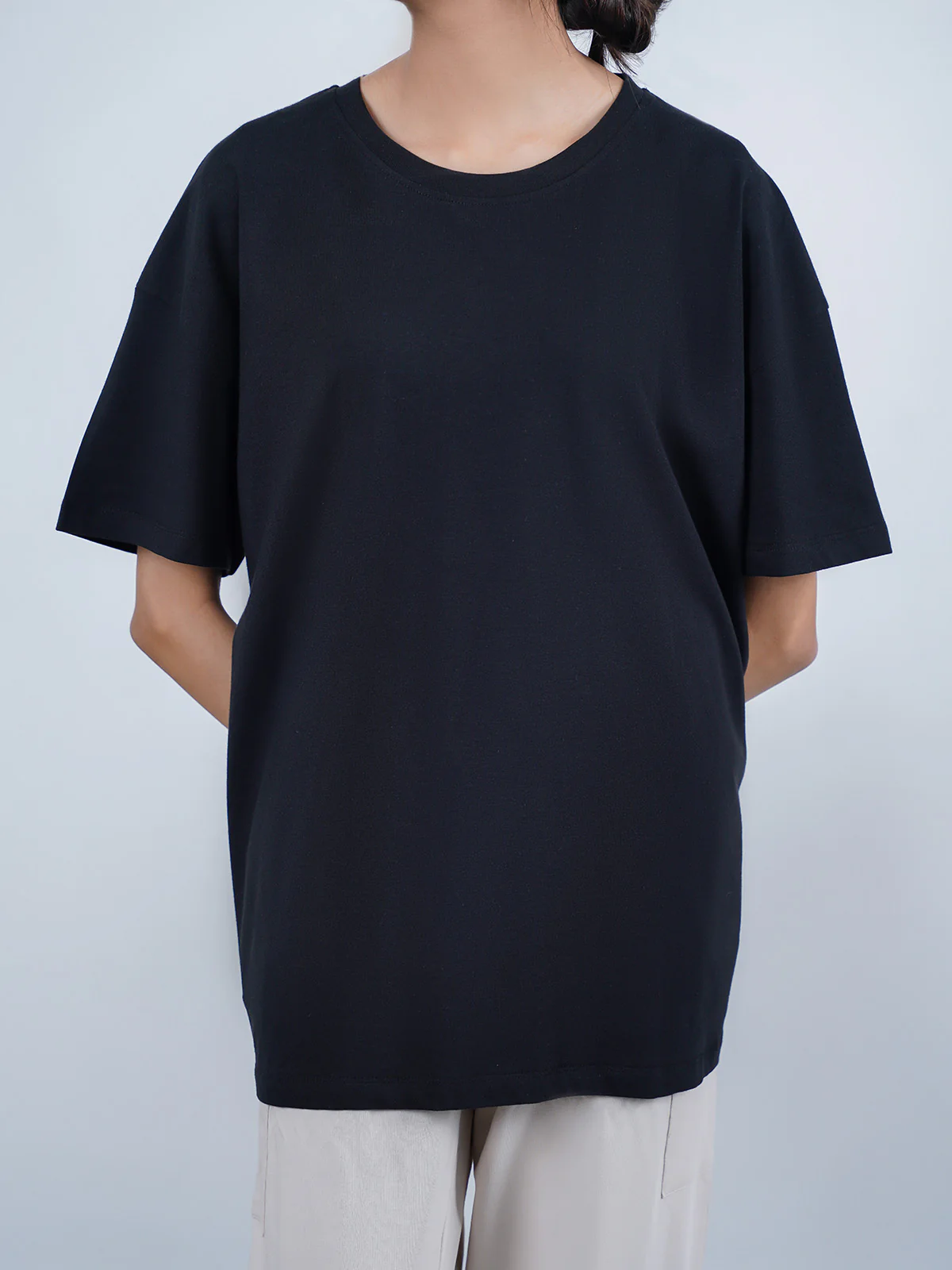 "REIDAR" Drop Shoulder Basic T-Shirt - Image 2