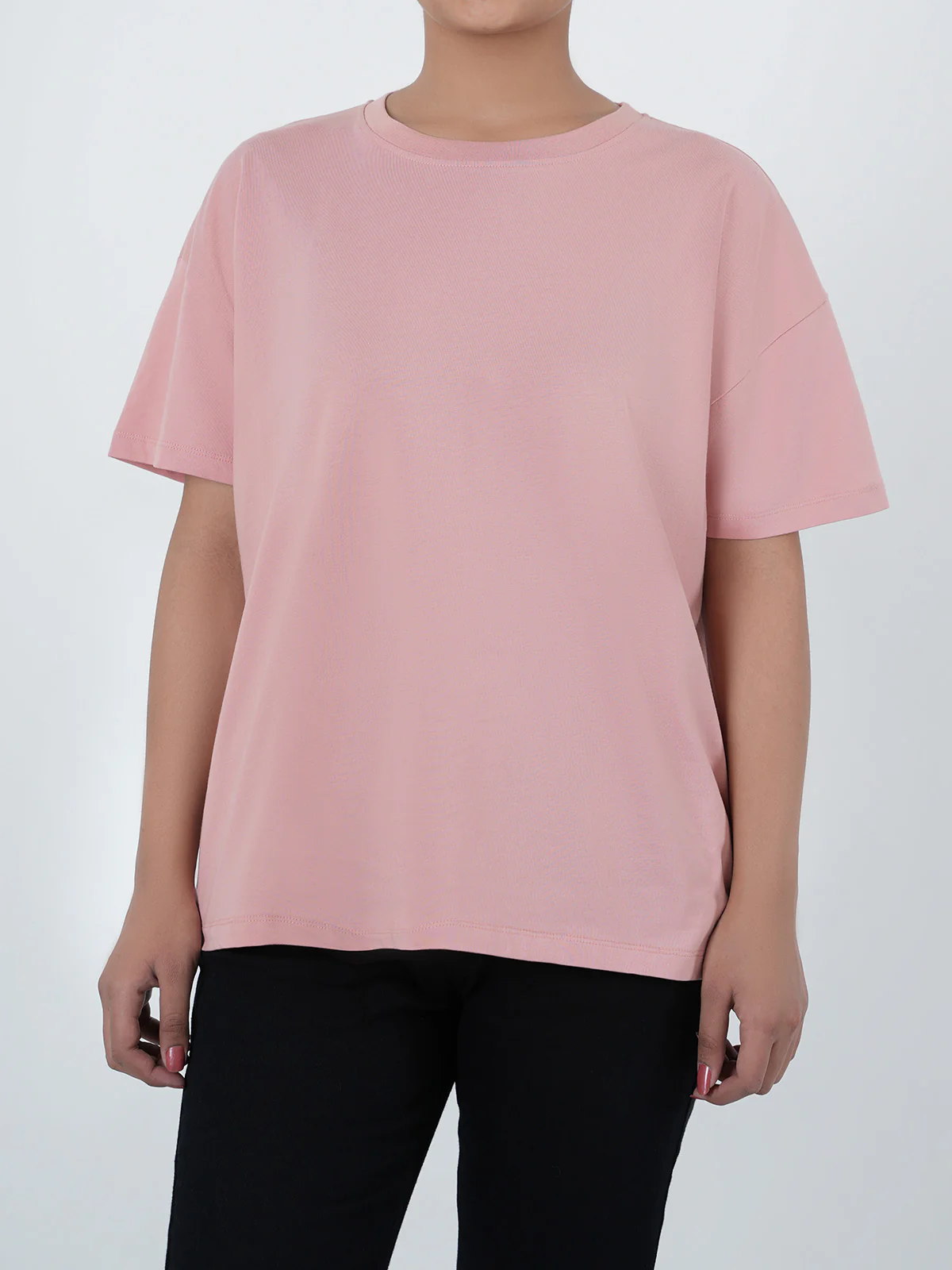 "REIDAR" Drop Shoulder Basic T-Shirt - Image 2