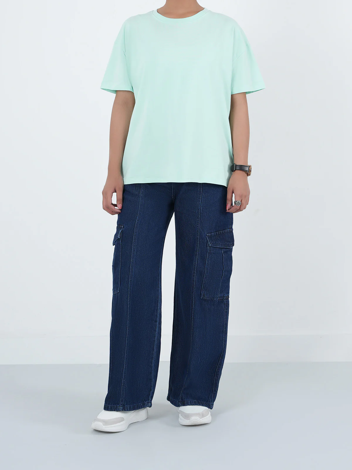"REIDAR" Drop Shoulder Basic T-Shirt