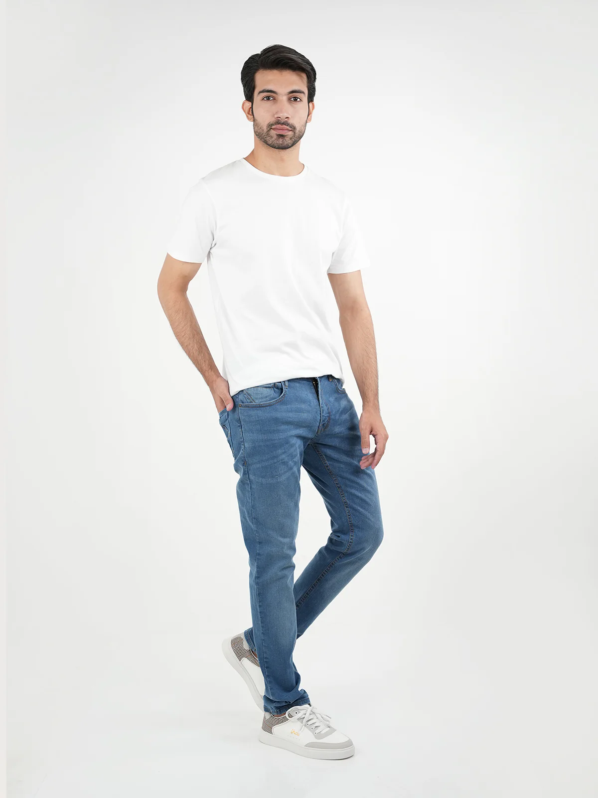 "RENZO" Comfy Denim Jeans Pant - Image 2