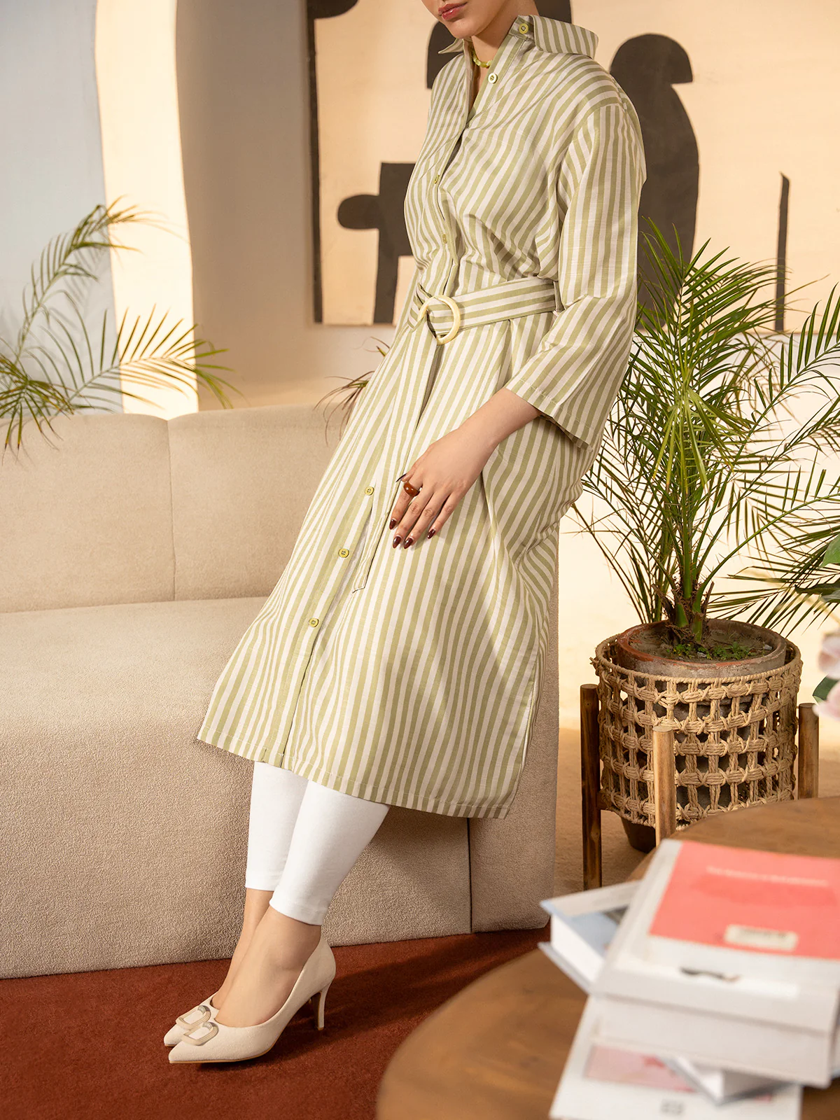 "RICANE" Printed Regular Fit Dress