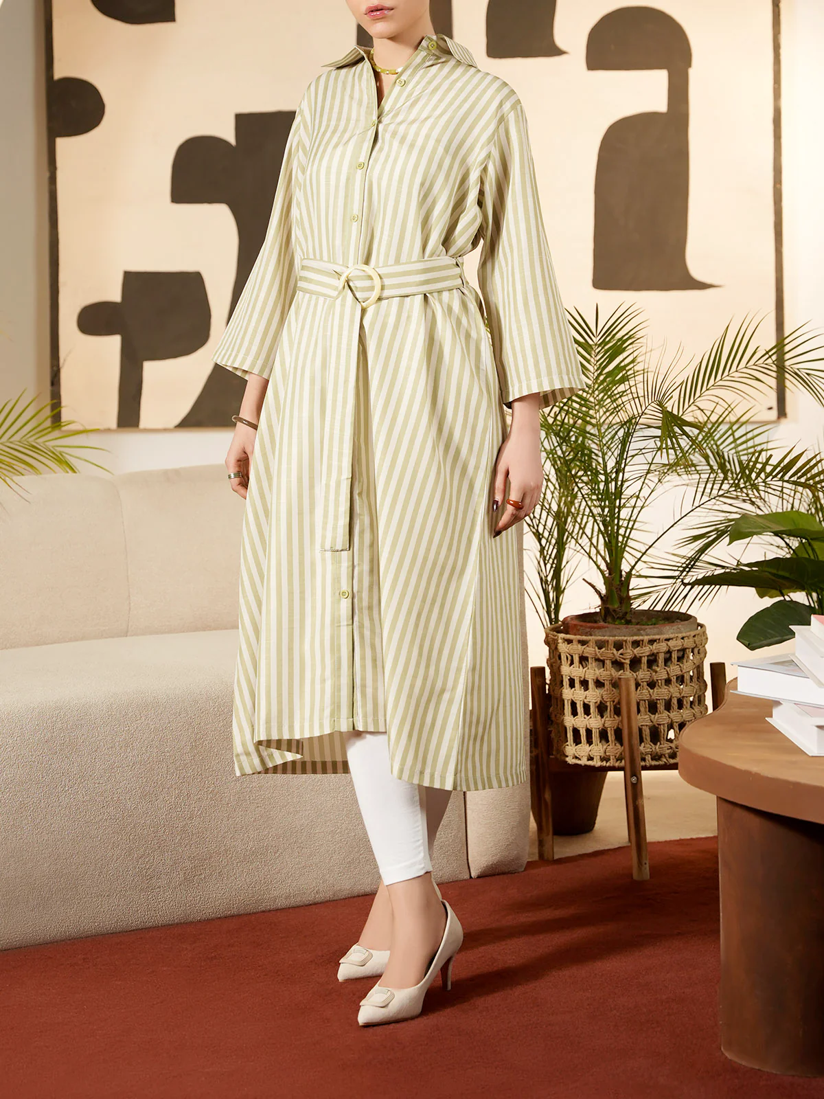 "RICANE" Printed Regular Fit Dress - Image 2