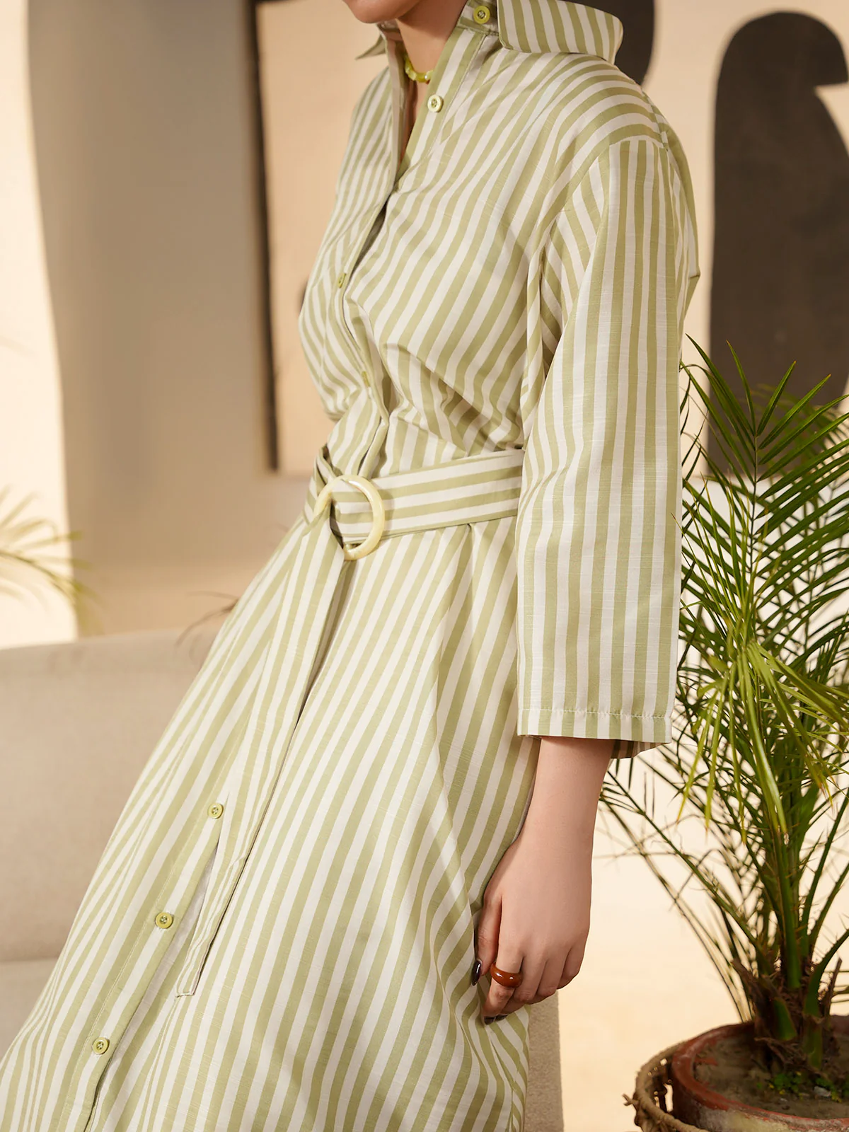 "RICANE" Printed Regular Fit Dress - Image 6