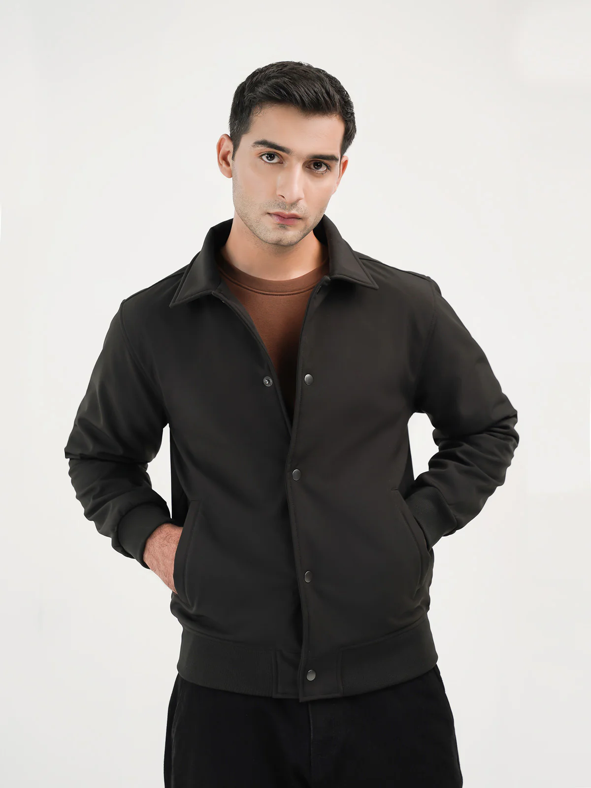 "SCEPTRUM" Bomber Button Up Jacket - Image 2