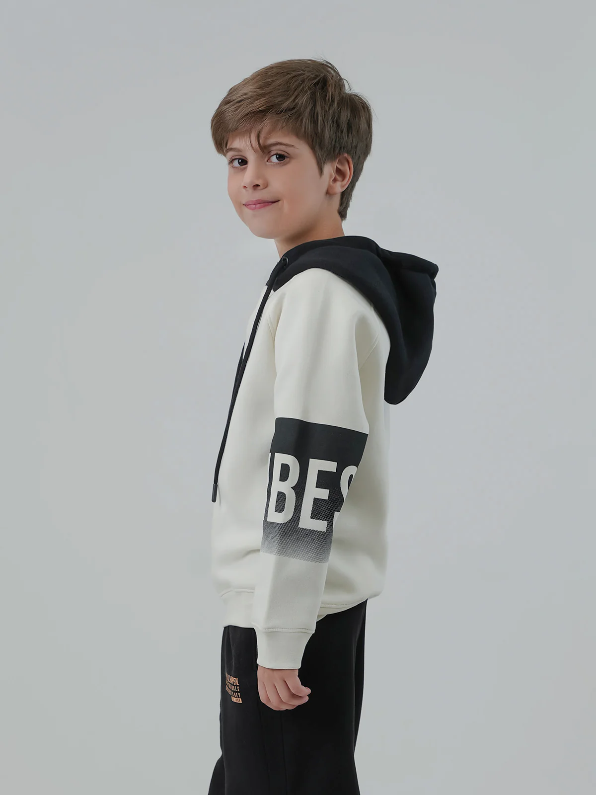 "SCHATZI" Warm Cut & Sew Fleece Hoodie - Image 2