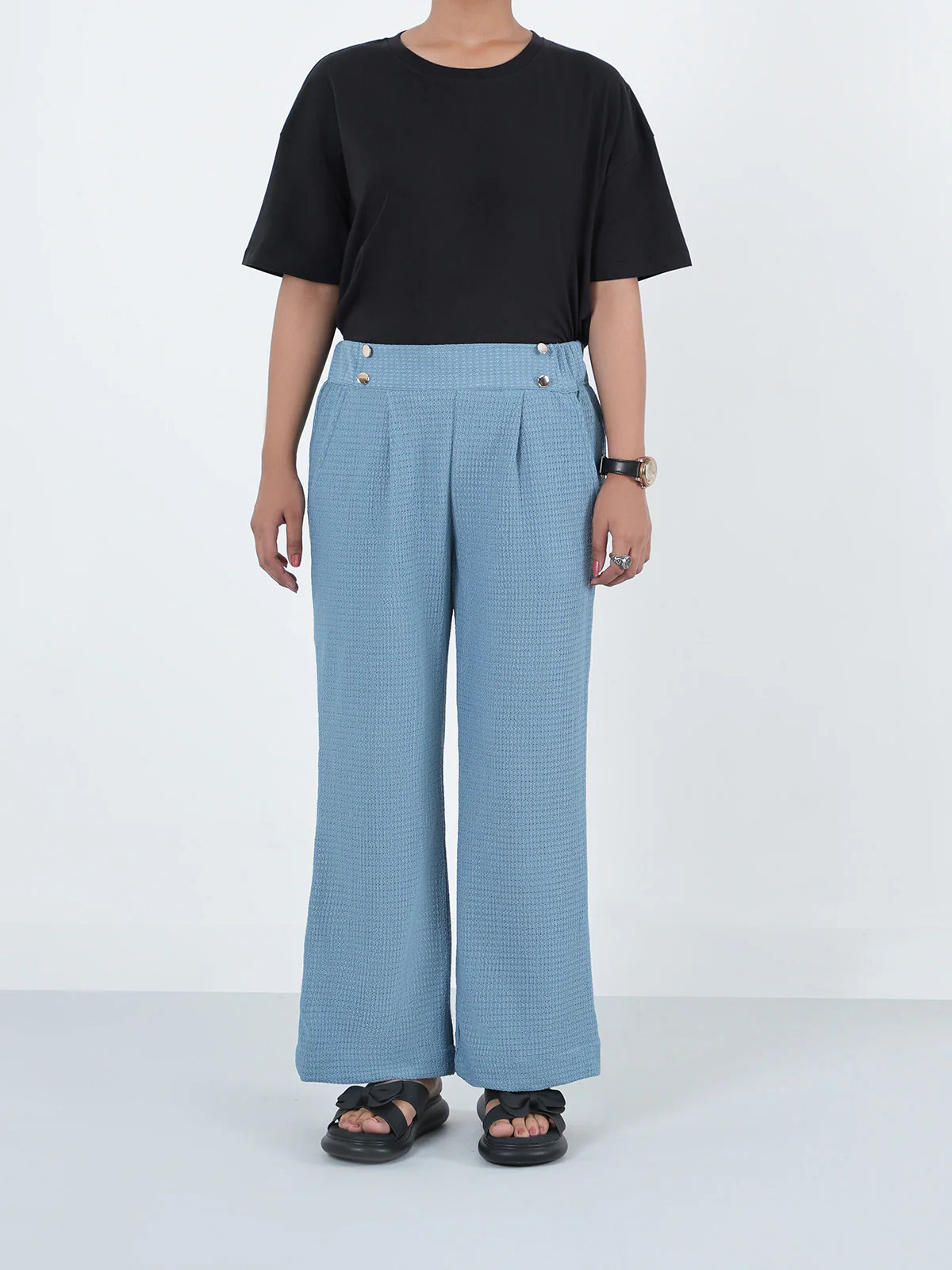 "SEONG" Classic Regular Fit Woven Trouser - Image 2