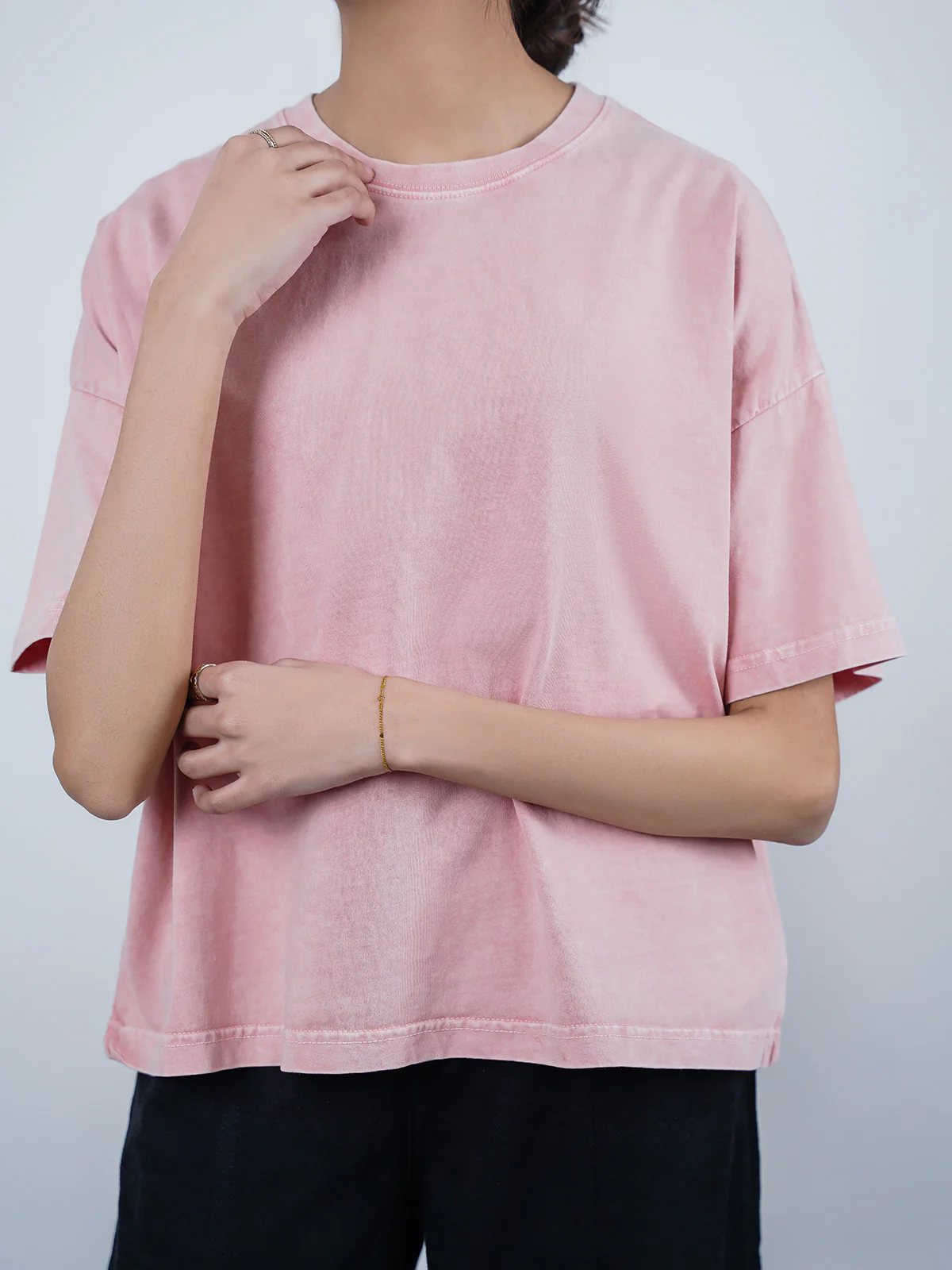 "SIGRUN" Regular Fit Cropped T-Shrit - Image 2