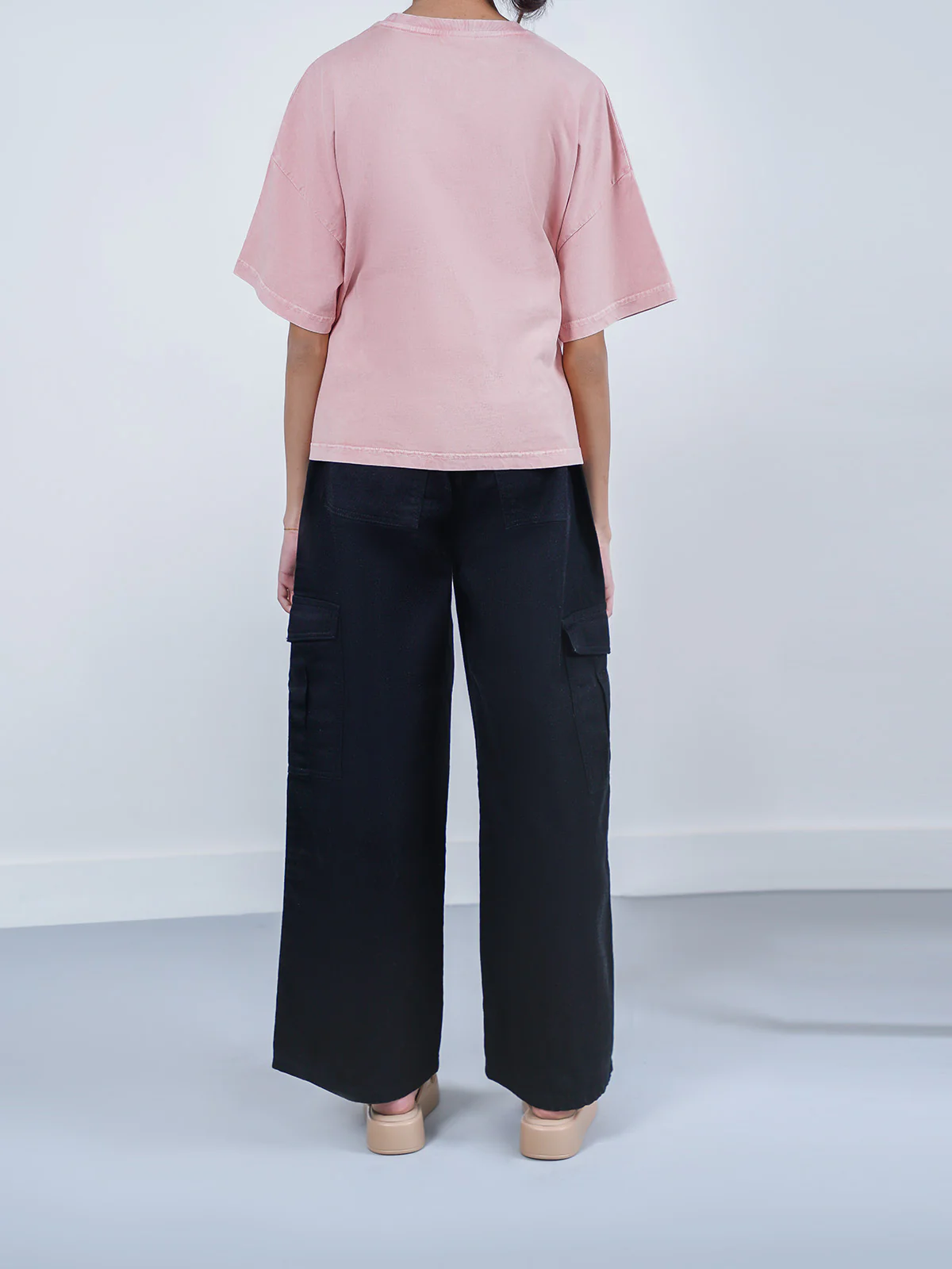 "SILVIA" Durable Plazo Fit Denim Pant - Image 4