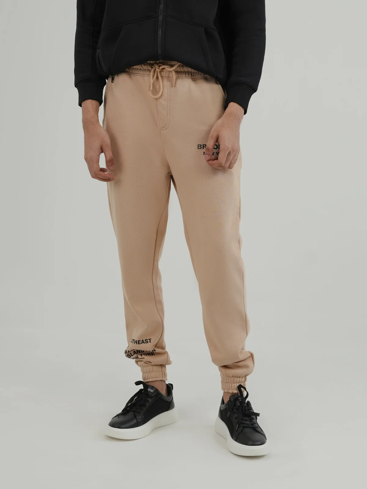 "SILVIJN" Graphic Regular Fit Fleece Trousers