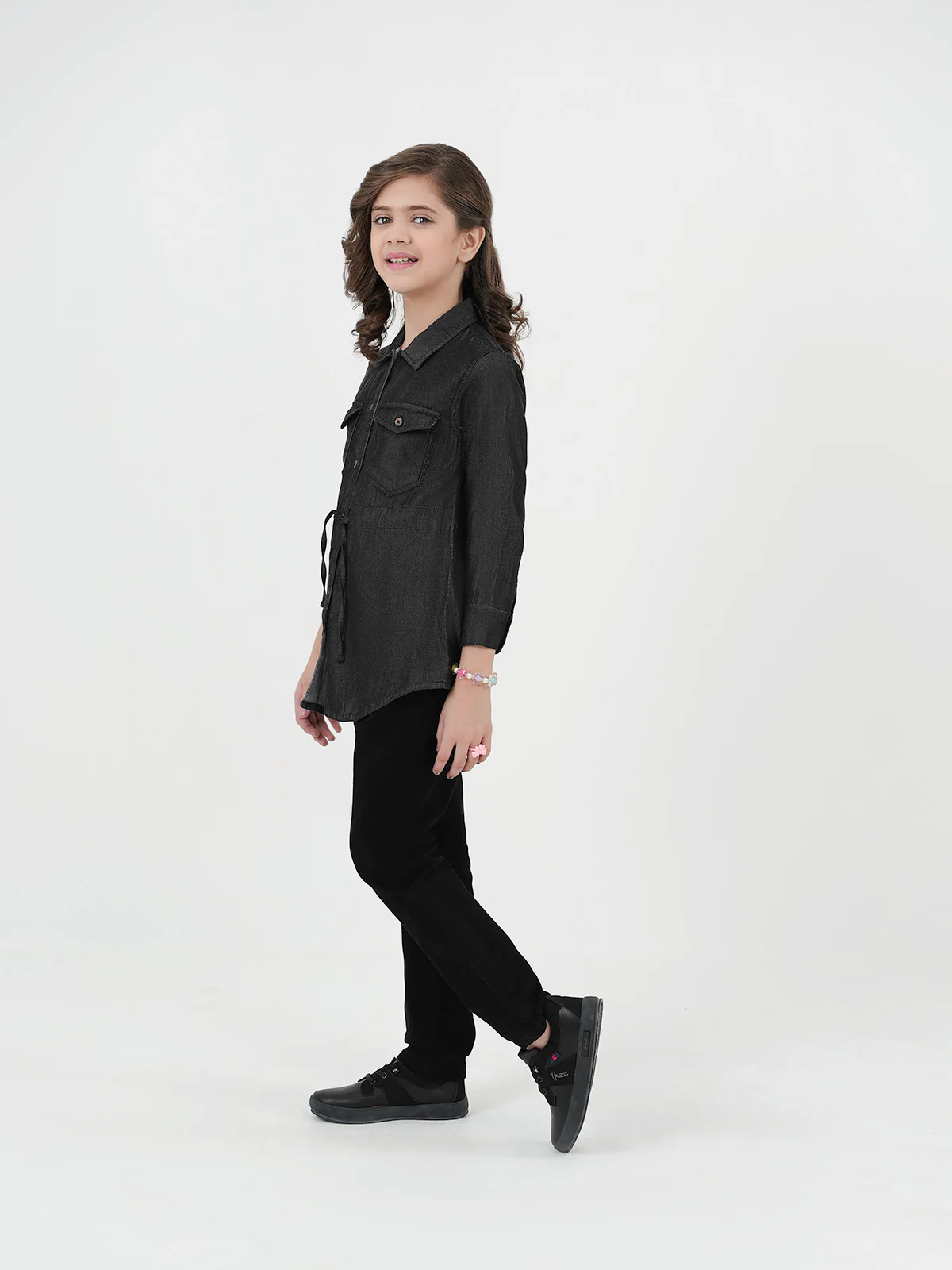 "SOLAL" Stylish Regular Denim Dress - Image 3