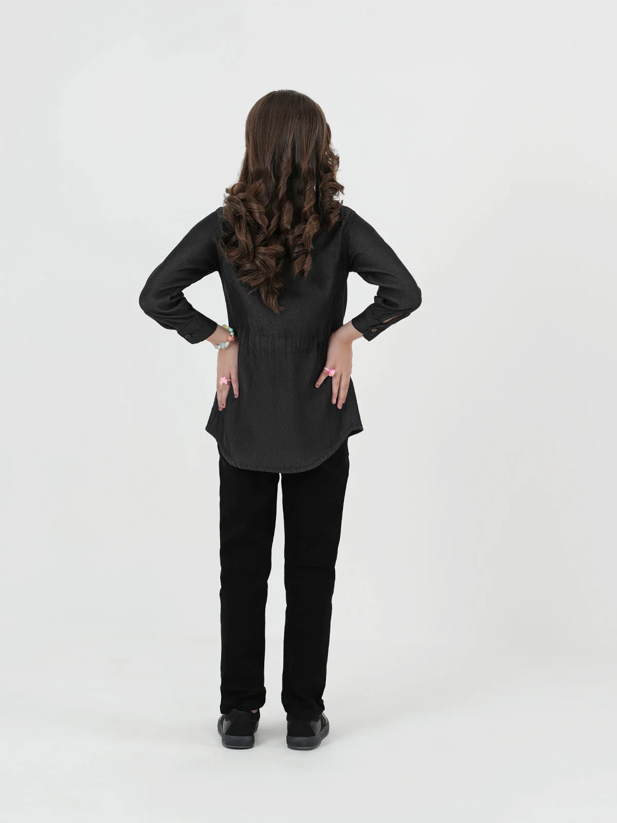 "SOLAL" Stylish Regular Denim Dress - Image 4