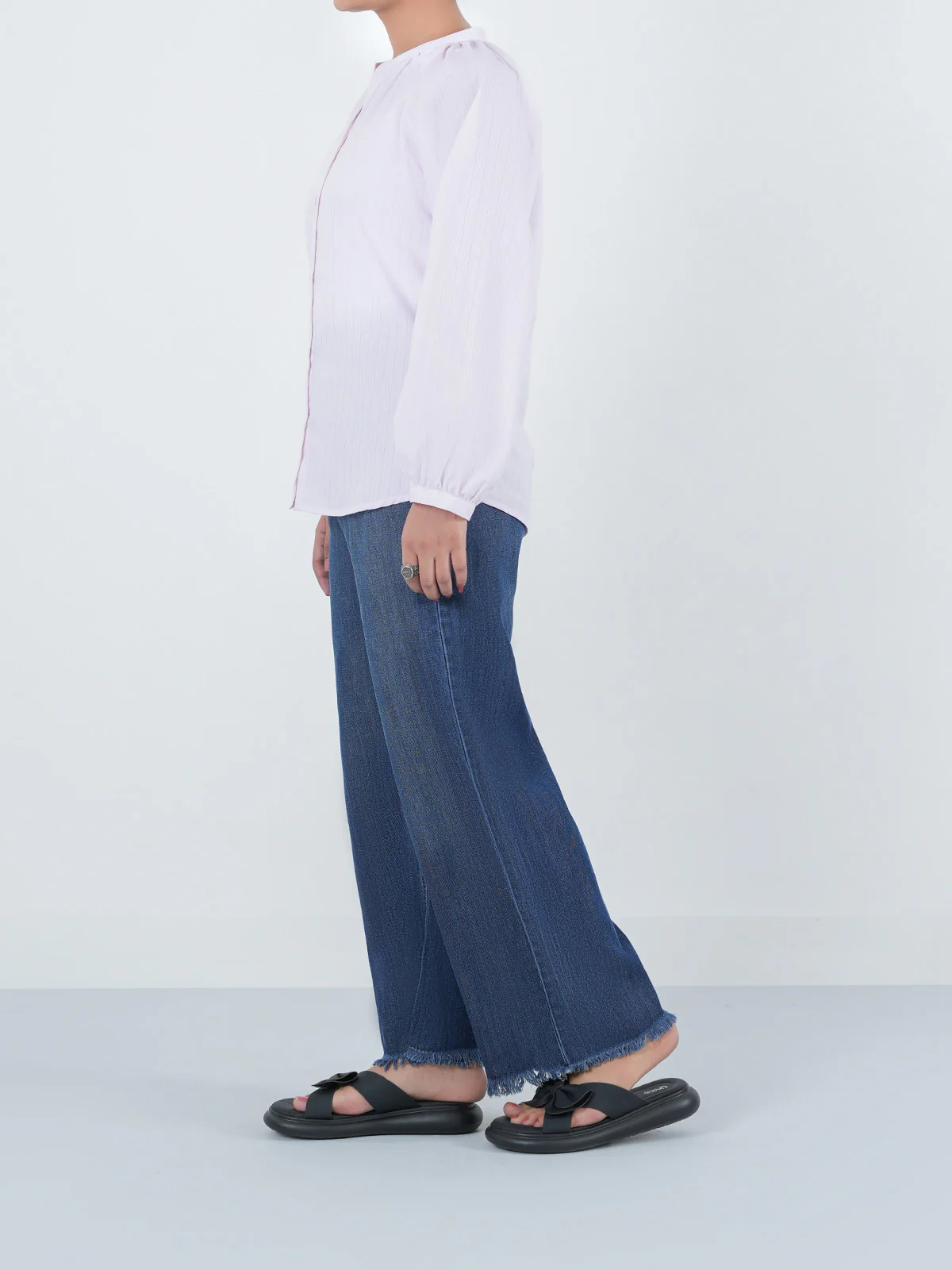 "SOPHIE" Comfort Regular Fit Cotton Top - Image 3