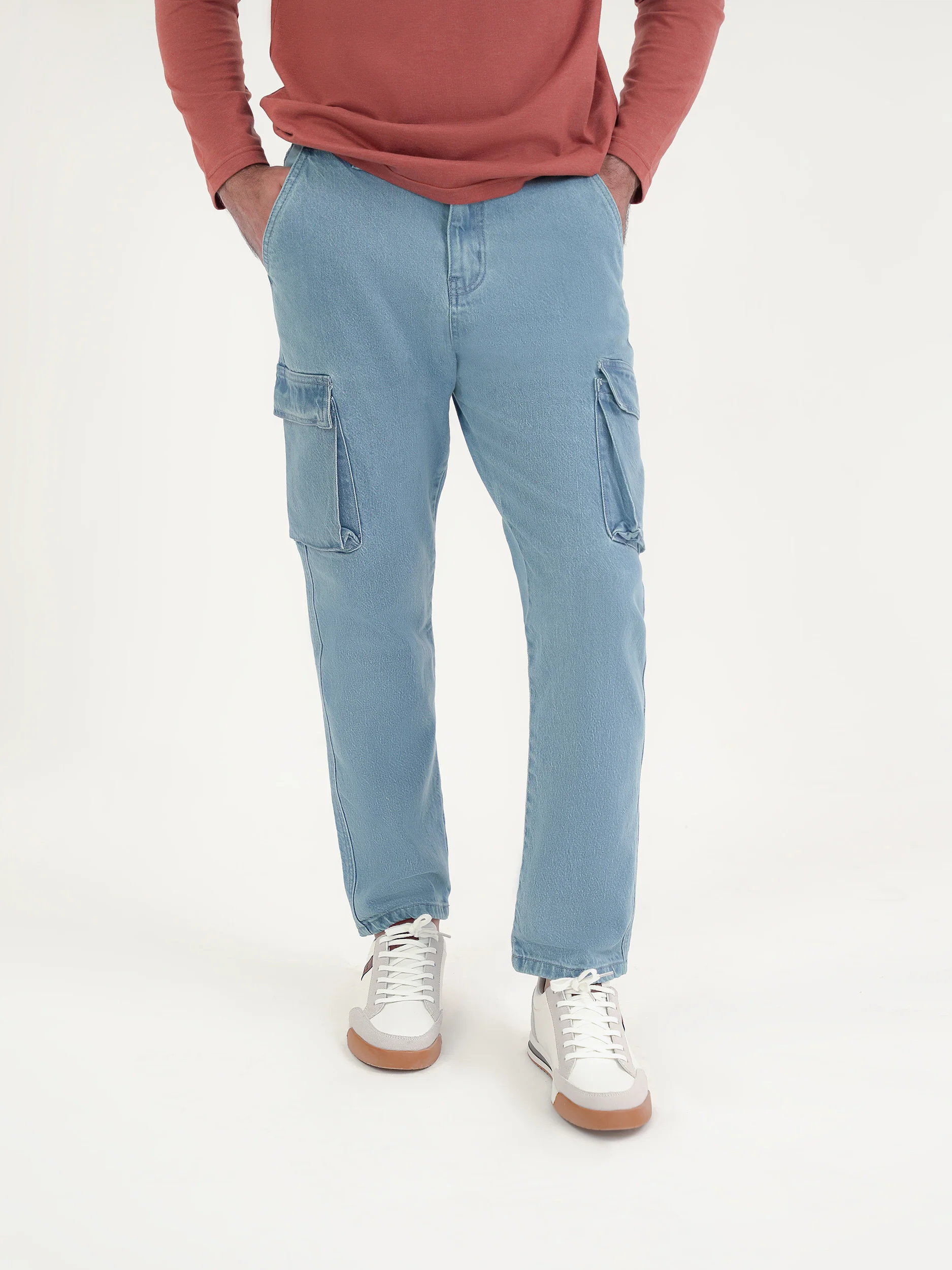 "SPARTA" Casual Cargo Denim Pant - Image 2