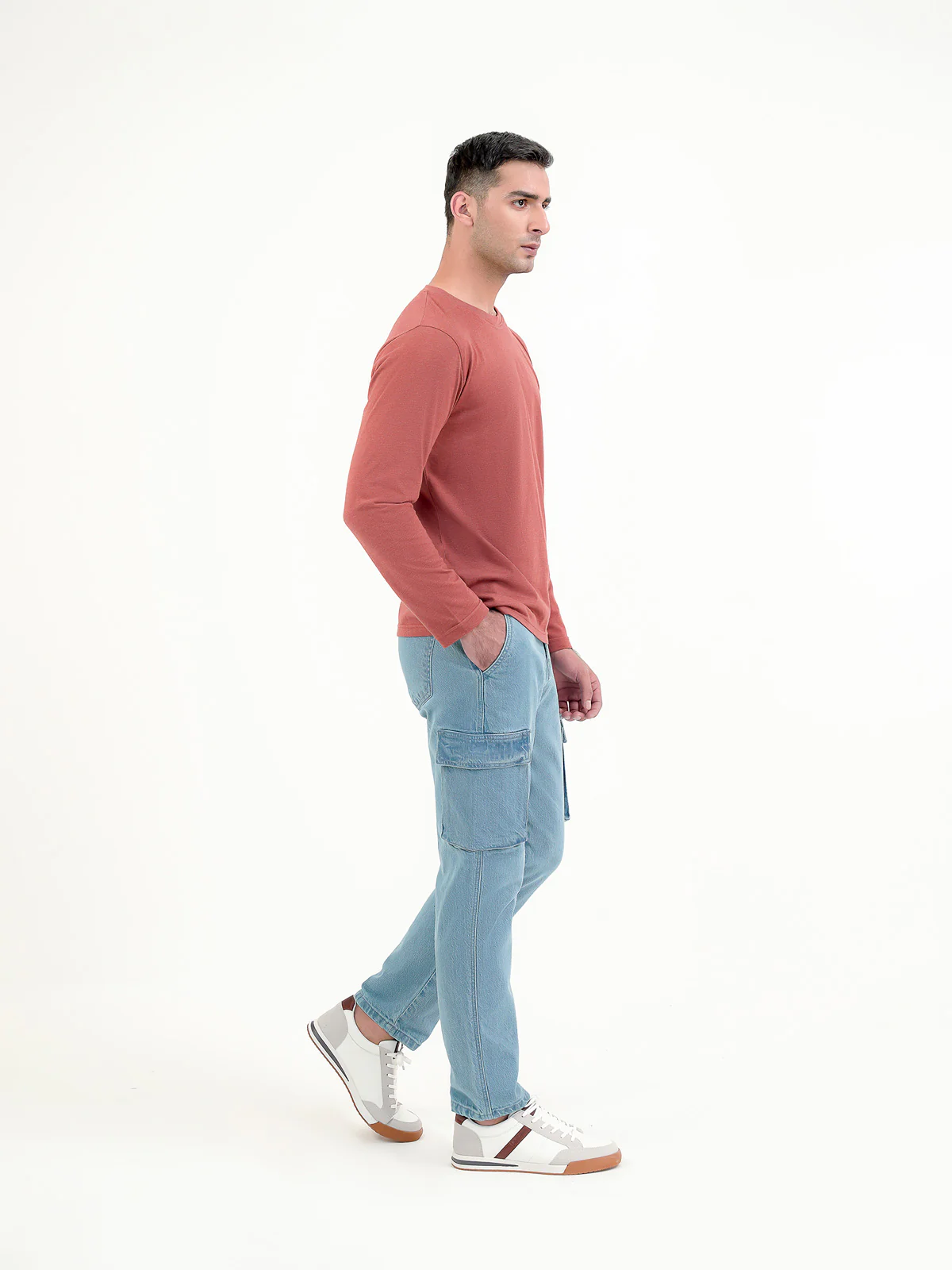 "SPARTA" Casual Cargo Denim Pant - Image 3