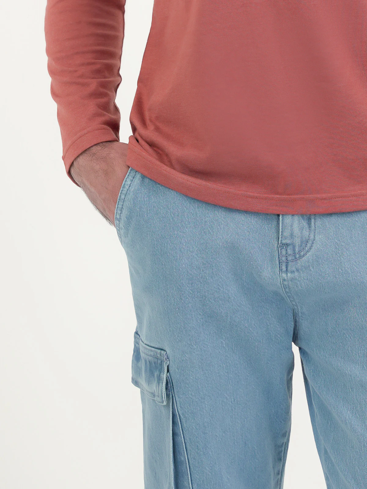 "SPARTA" Casual Cargo Denim Pant - Image 4