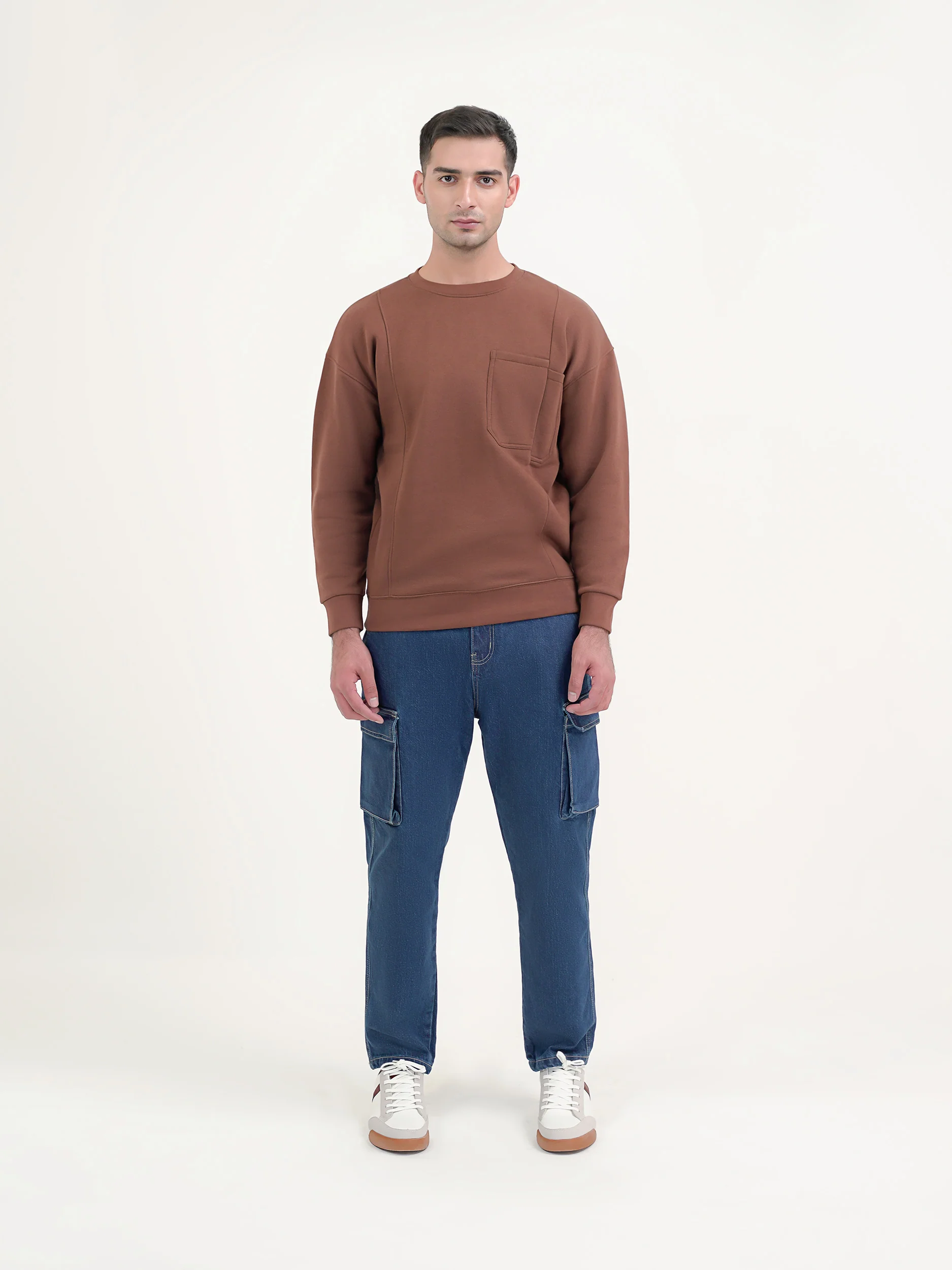 "SPARTA" Casual Cargo Denim Pant