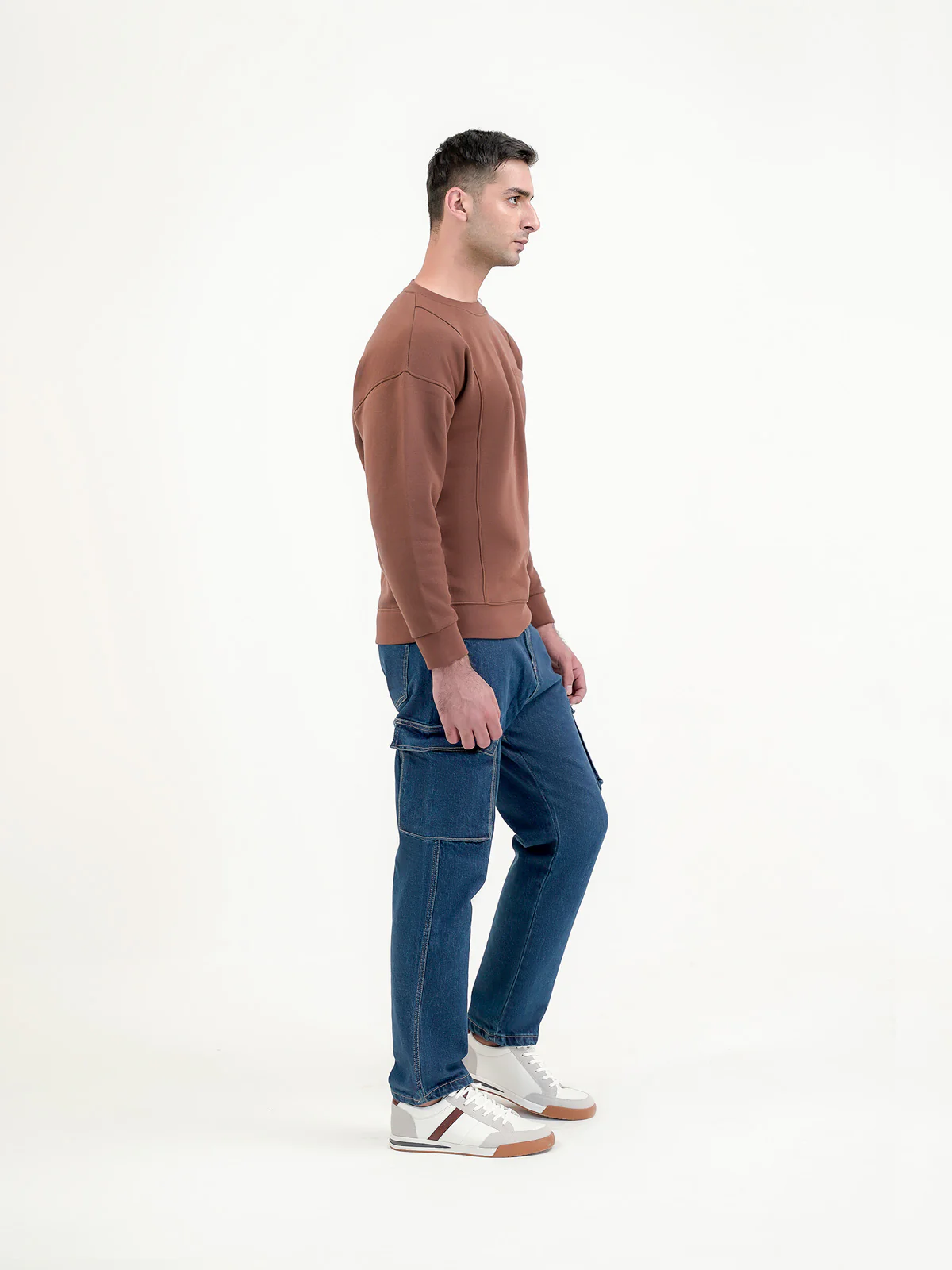 "SPARTA" Casual Cargo Denim Pant - Image 3