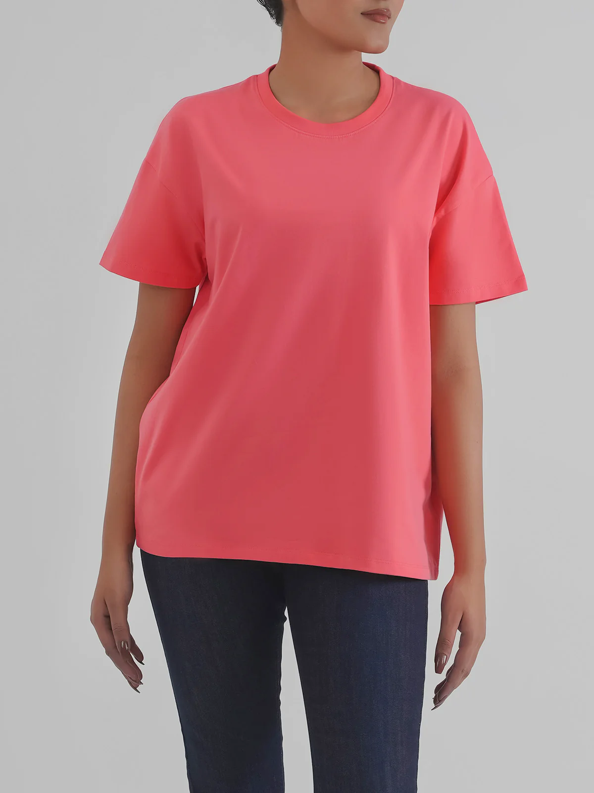 "SPRUCE" Basic Drop Shoulder T-Shirt - Image 2
