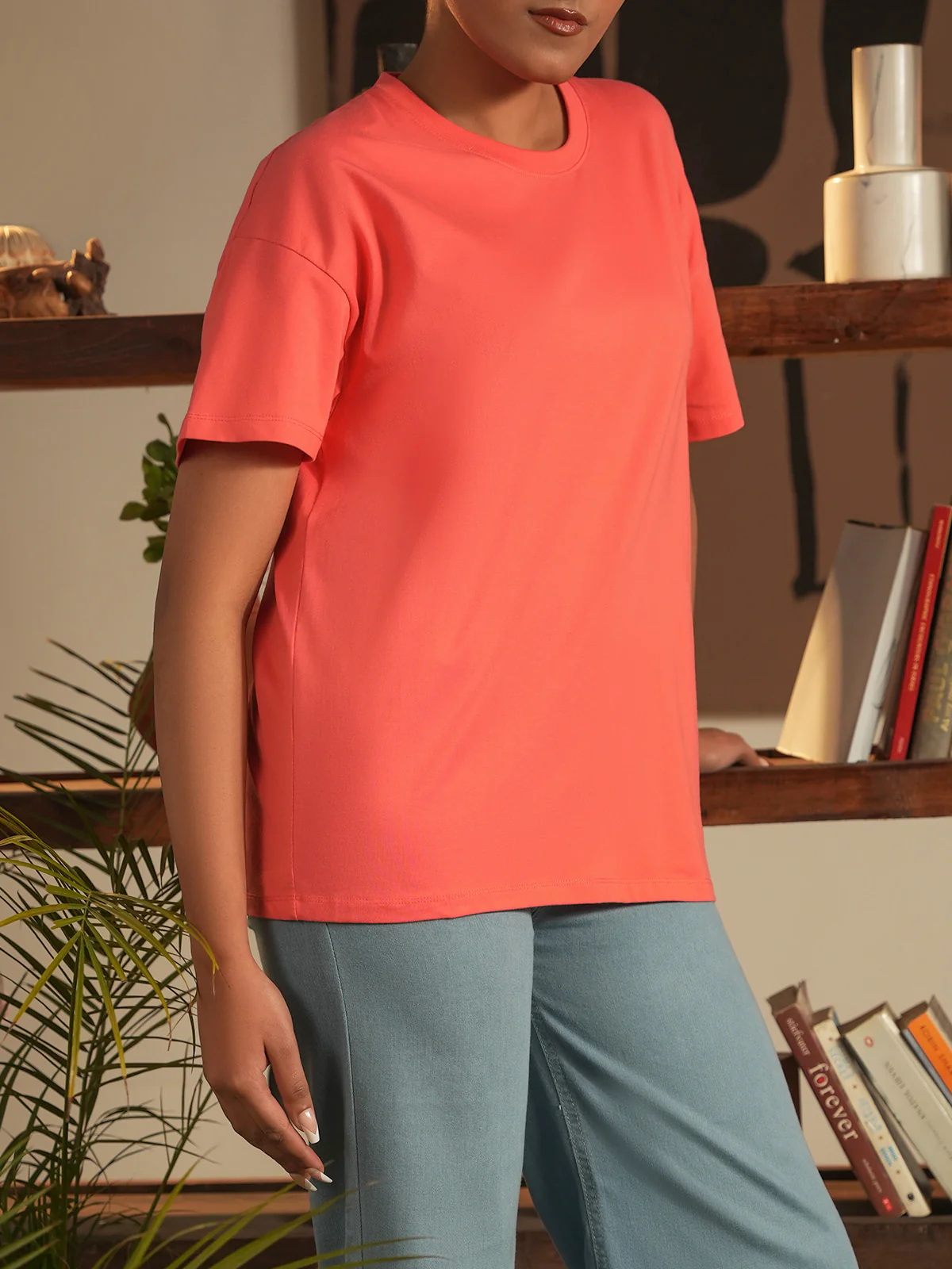 "SPRUCE" Basic Drop Shoulder T-Shirt - Image 6