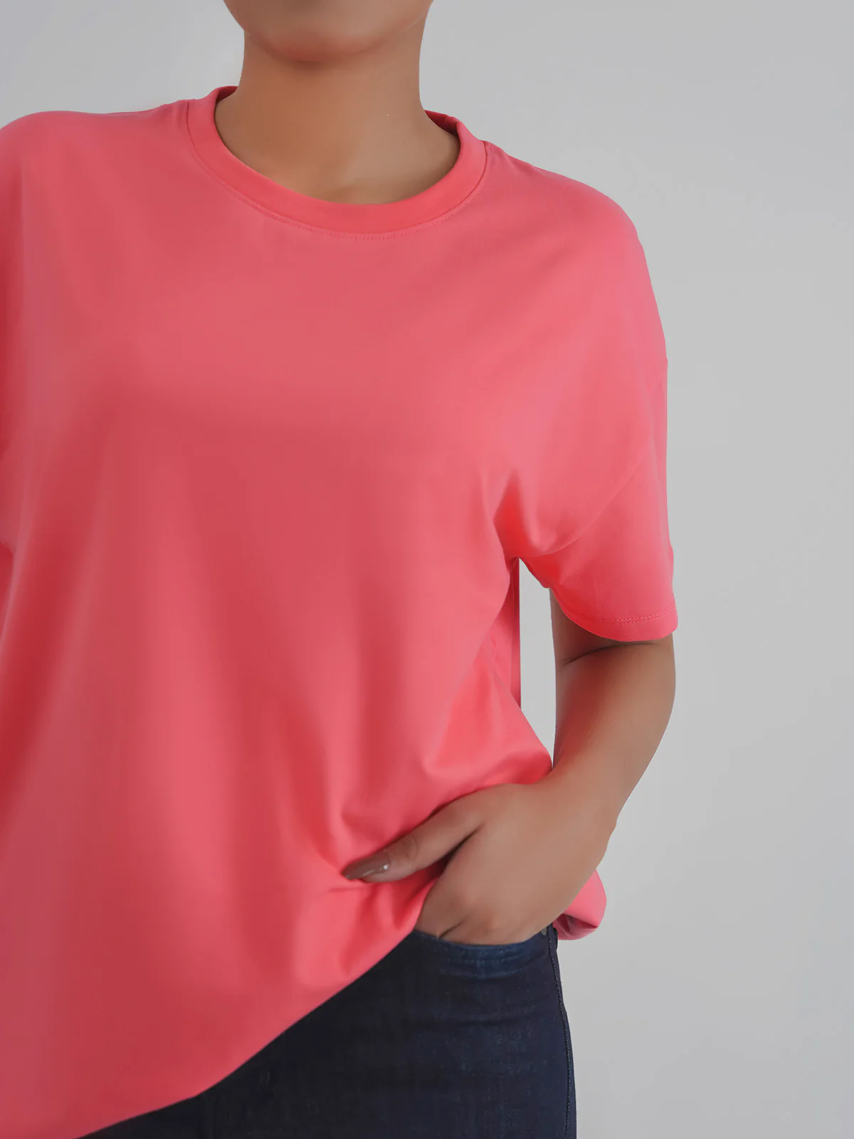 "SPRUCE" Basic Drop Shoulder T-Shirt - Image 7
