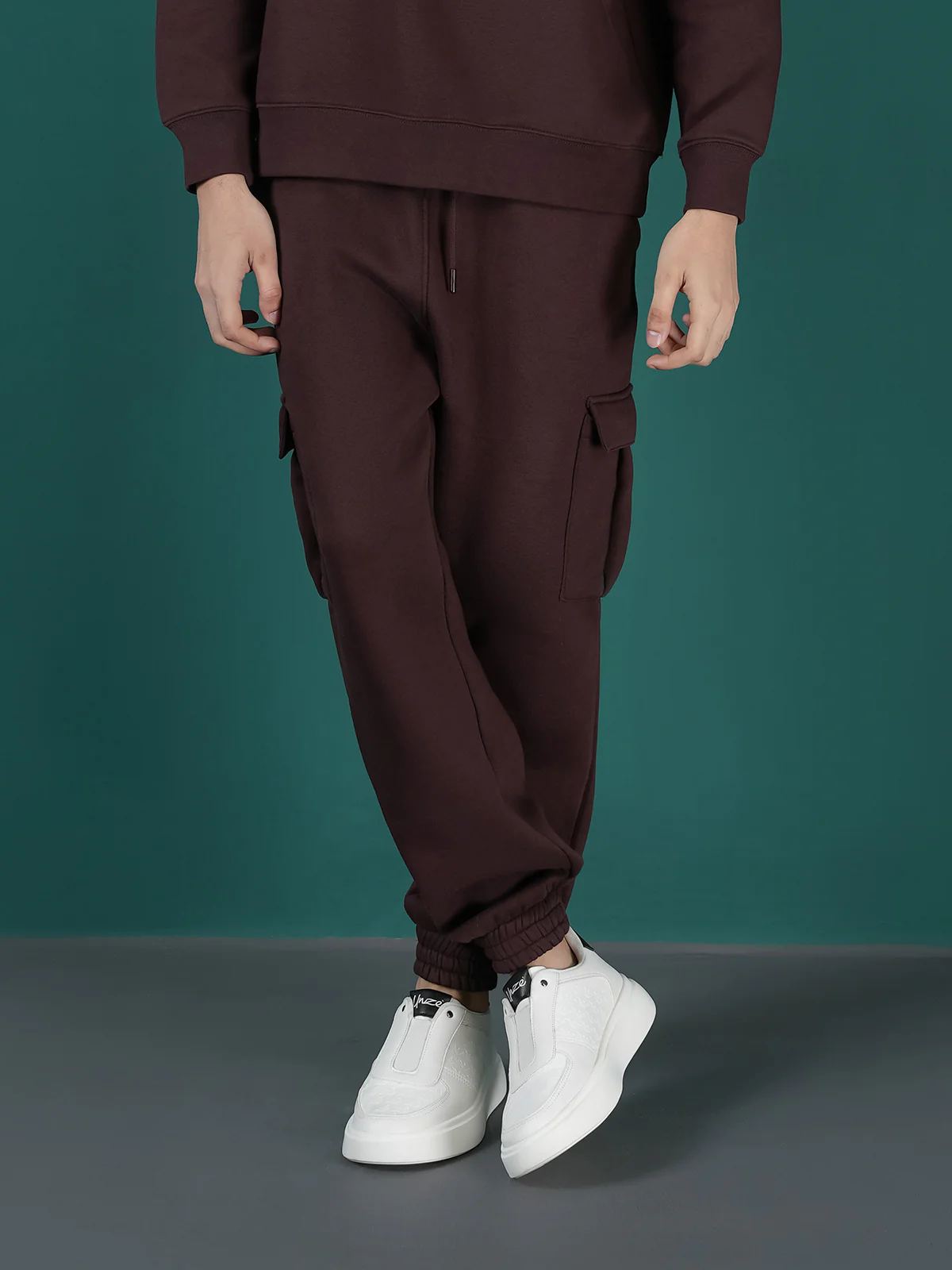 "STERRE" Graphic Regular Fit Fleece Trouser - Image 2
