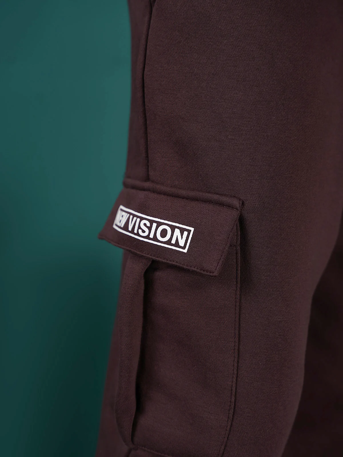 "STERRE" Graphic Regular Fit Fleece Trouser - Image 3