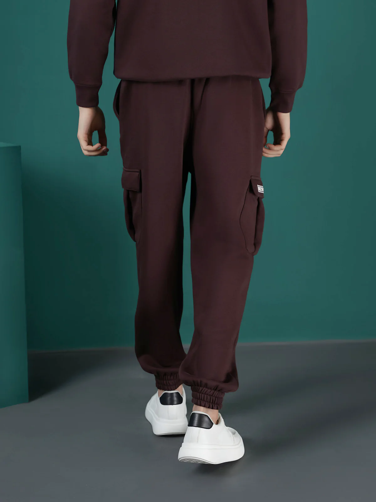 "STERRE" Graphic Regular Fit Fleece Trouser - Image 4