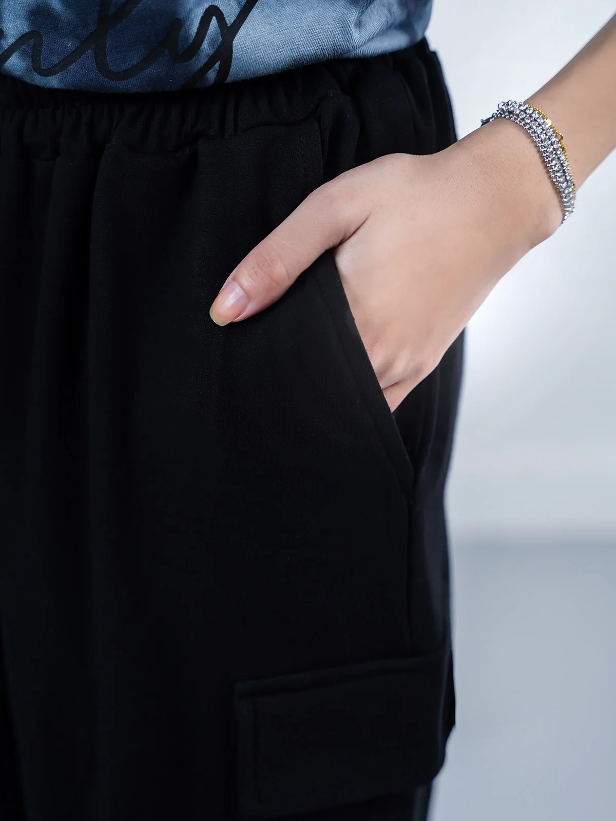 "STURLA" Cargo Fit Knit Trouser - Image 4