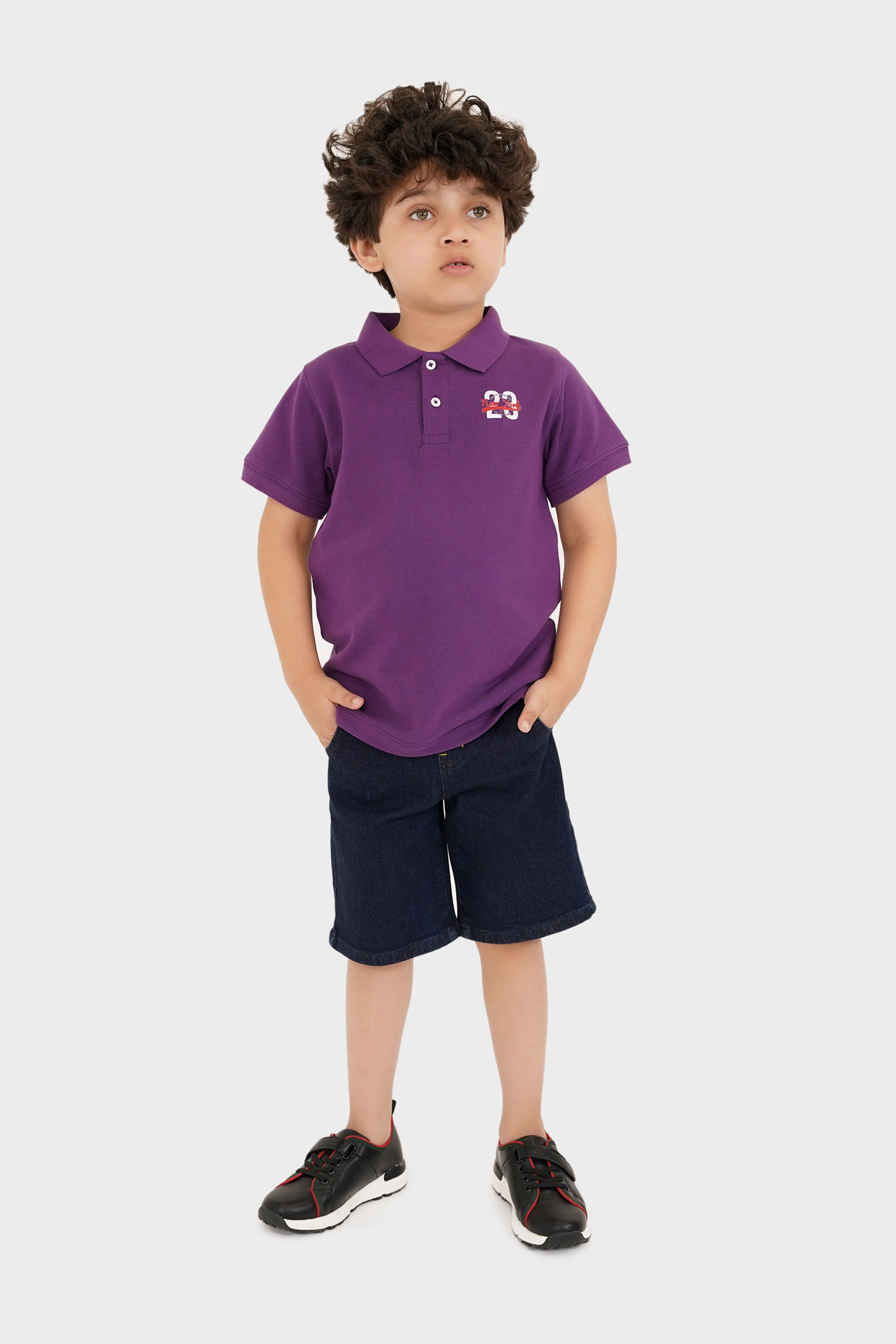 "AKANDE" Basic Polo Shirt - Image 3