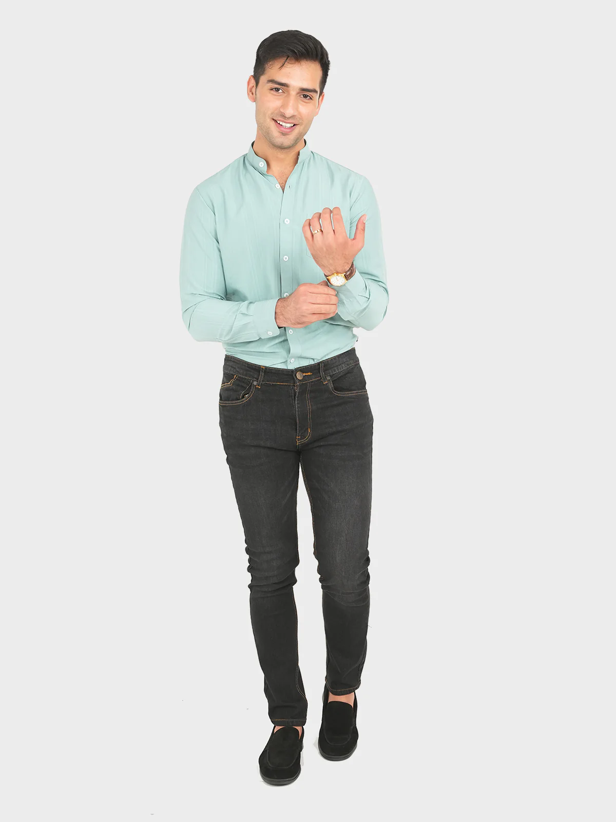"TAAVET" Casual Slim Fit Shirt - Image 2