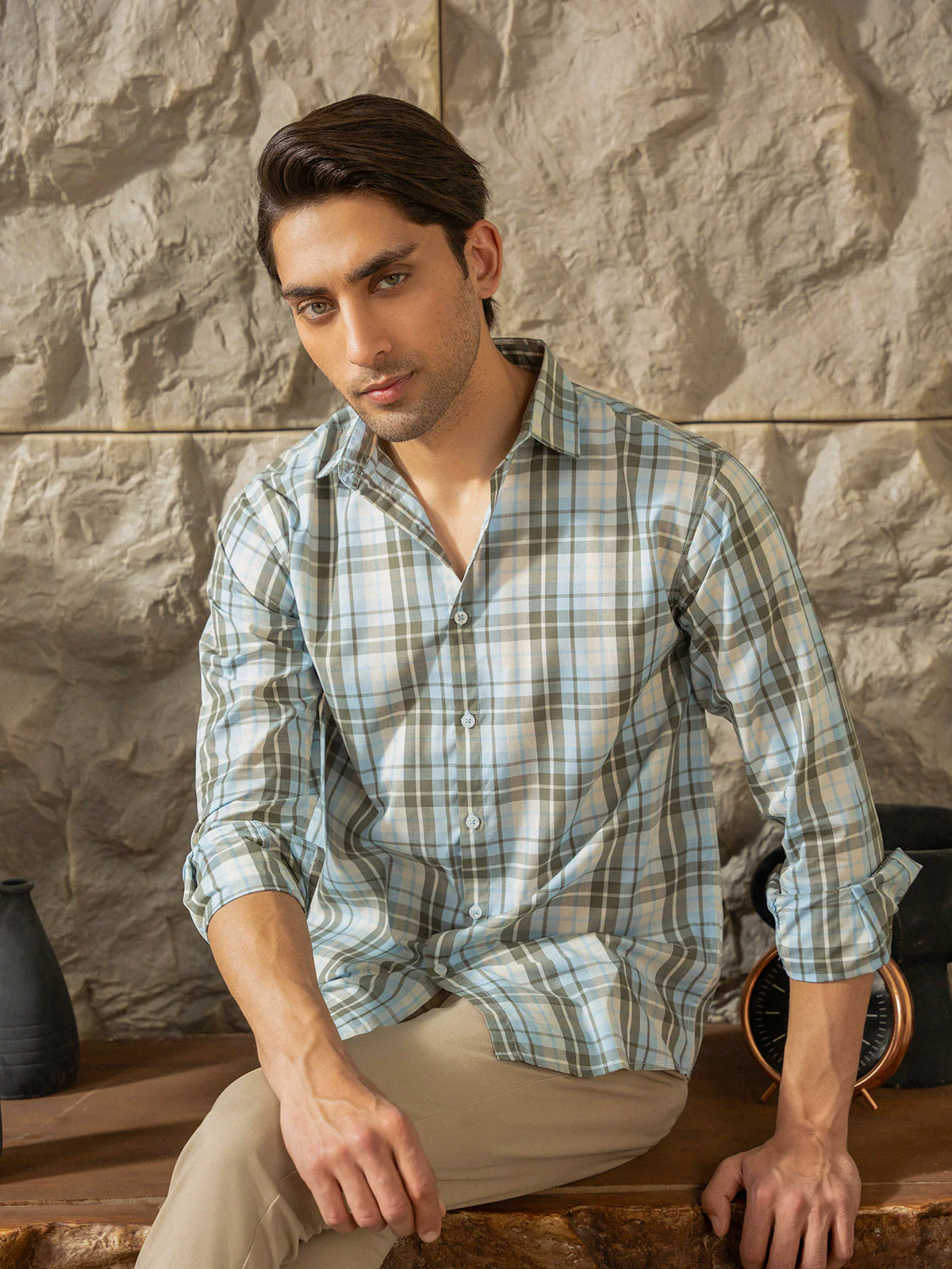 "TALINA" Regular Fit Cotton Casual Shirt