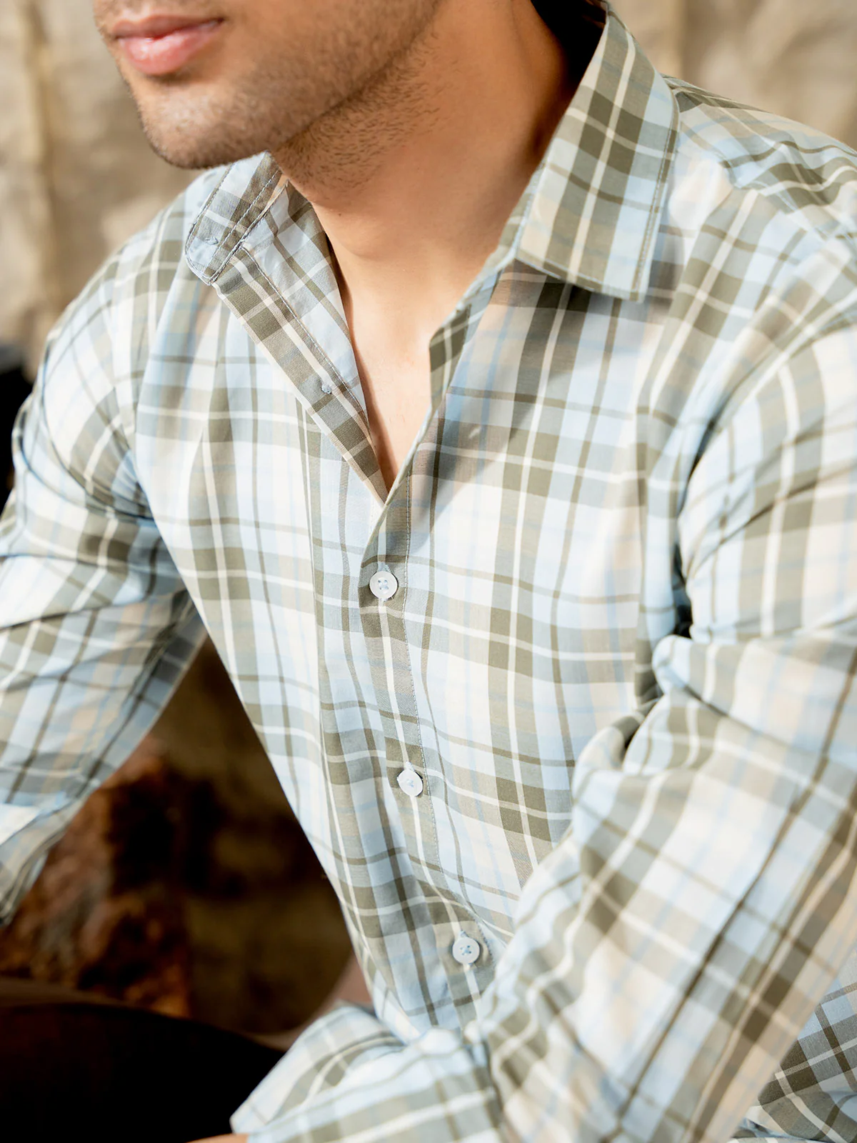 "TALINA" Regular Fit Cotton Casual Shirt - Image 3