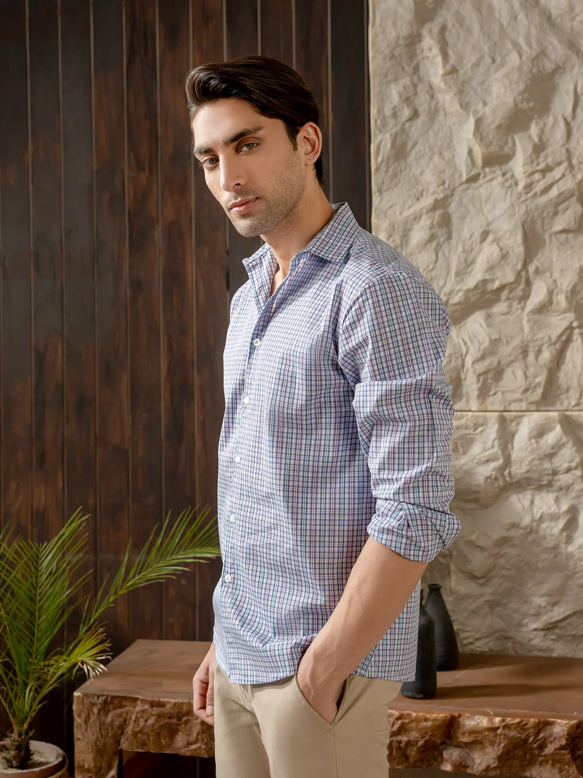 "TALINA" Regular Fit Cotton Casual Shirt - Image 3