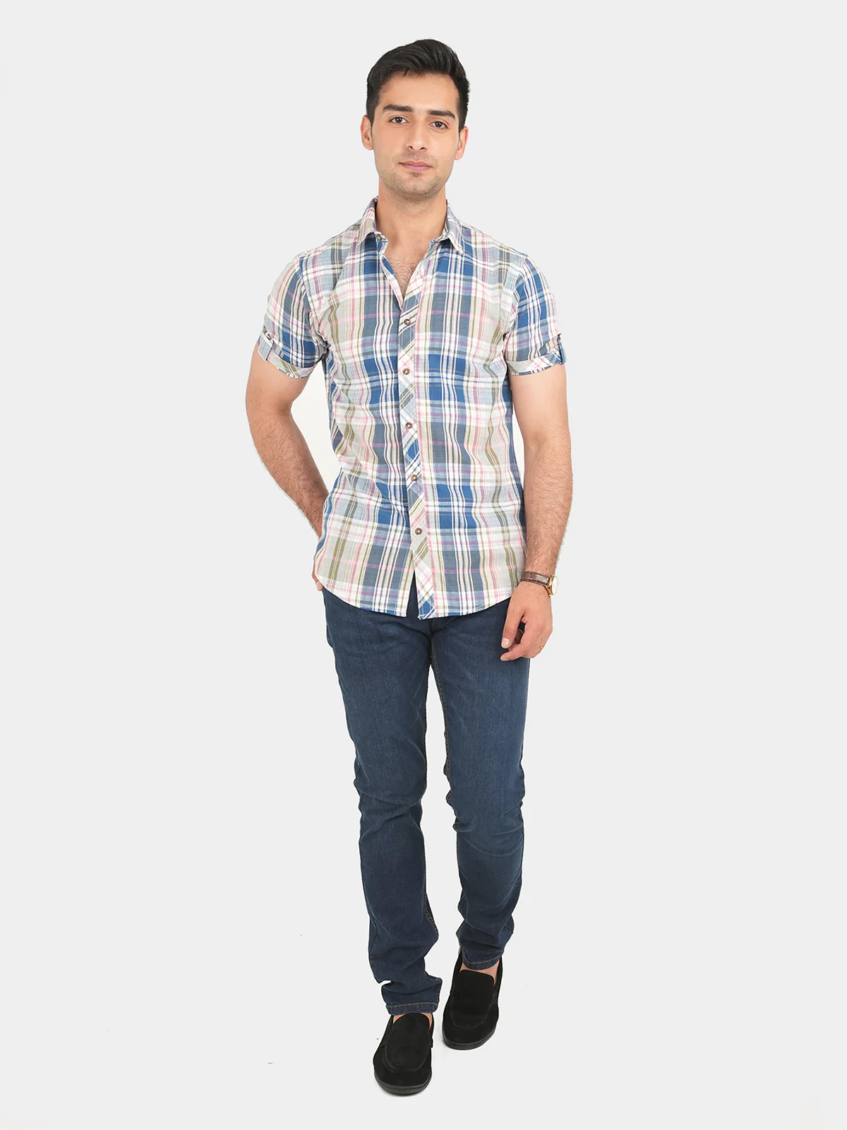 "TAMAS" Cotton Casual Slim Fit Shirt