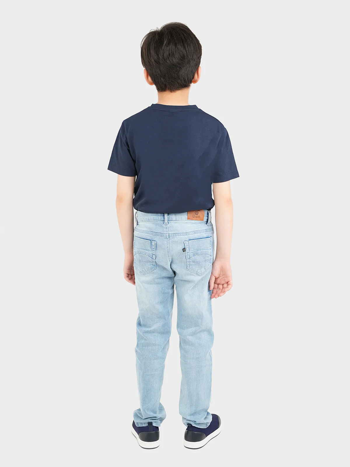 "TETHYS" Casual Regular Fit Denim Pant - Image 4