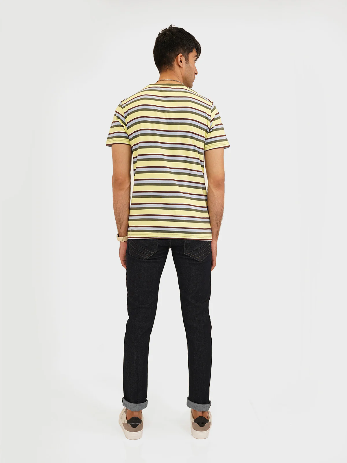 "THANI" Crew Neck Regular Fit T-Shirt - Image 4