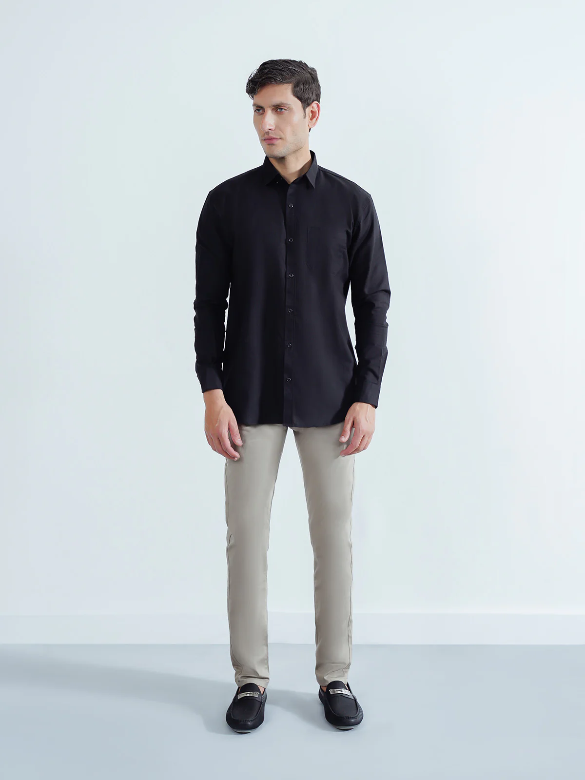 "TKALIS" Relaxed Look Slim Fit Casual Shirt