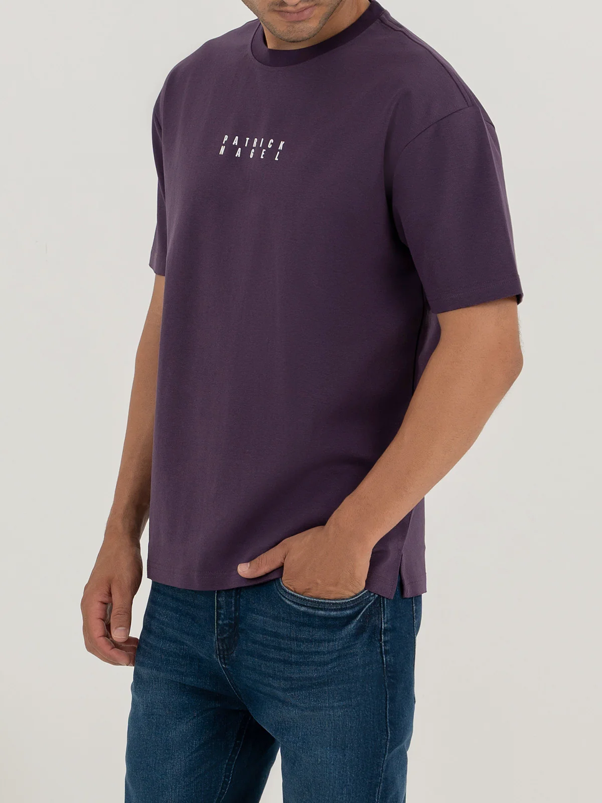 "TRINH" Casual Drop Shoulder T-Shirt - Image 3