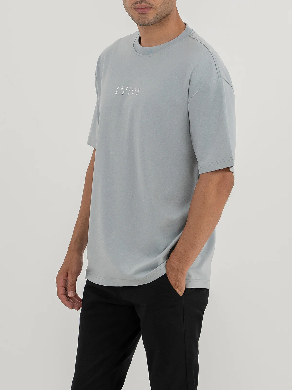 "TRINH" Casual Drop Shoulder T-Shirt - Image 3
