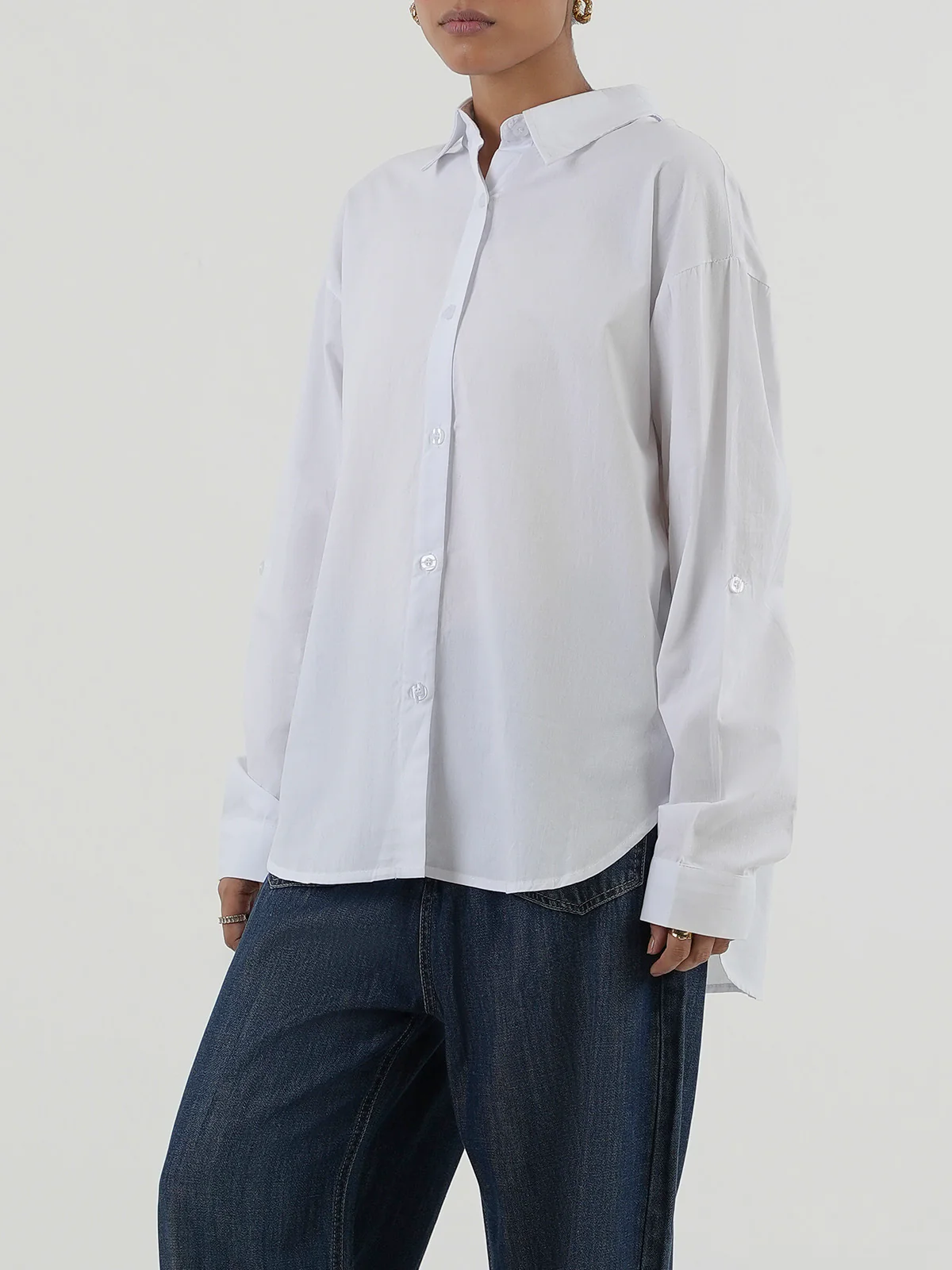 "TYIPA" Classic Regular Fit Cotton Top - Image 3