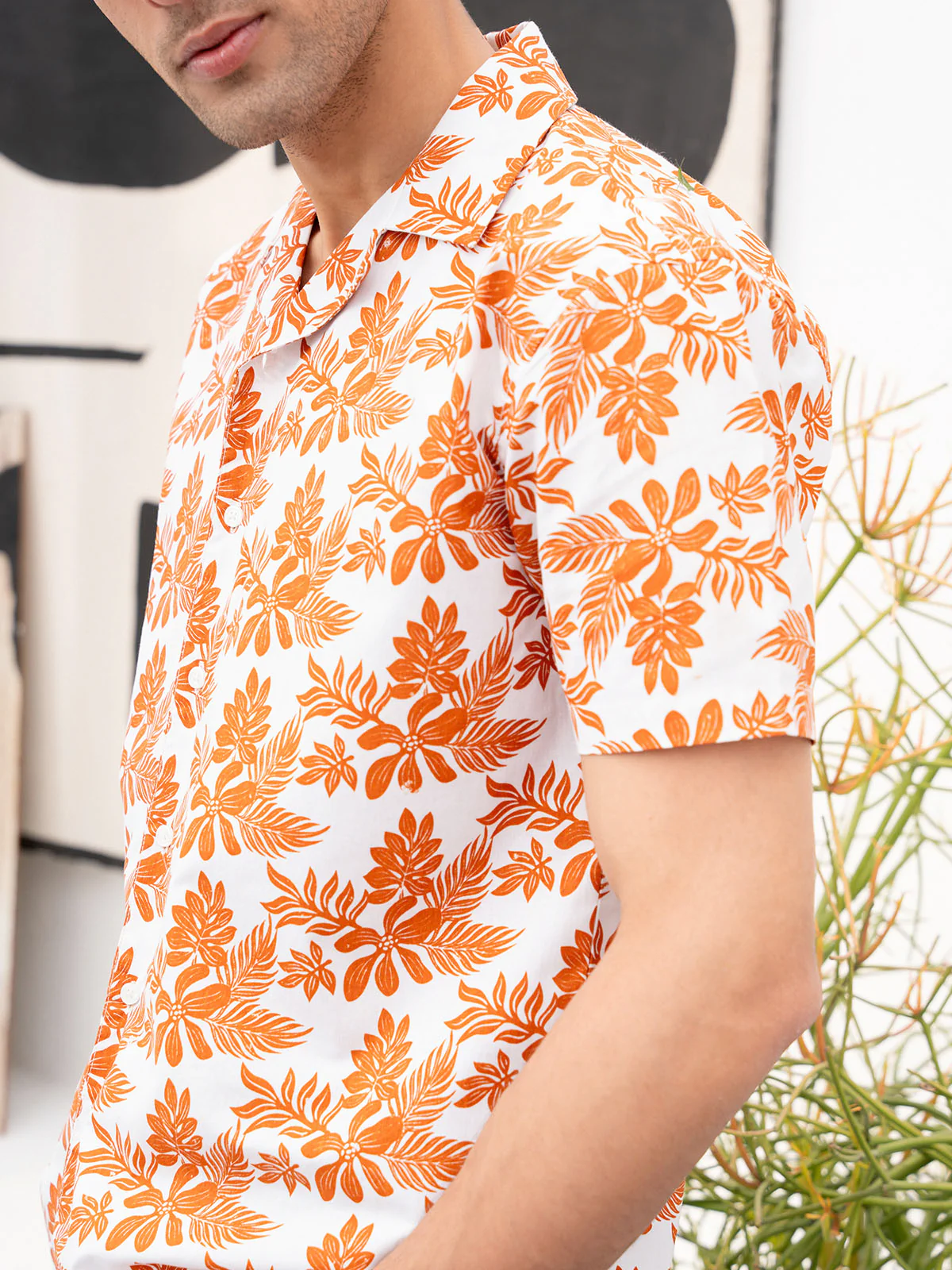 "VAEH" Printed Regular Fit Casual Shirt - Image 5