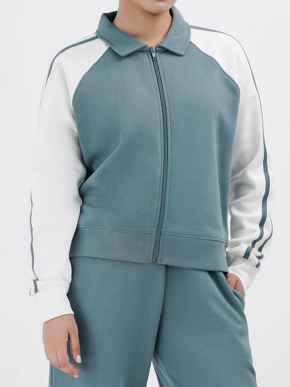 "VALERIA" Fleece Casual Track Suit - Image 2