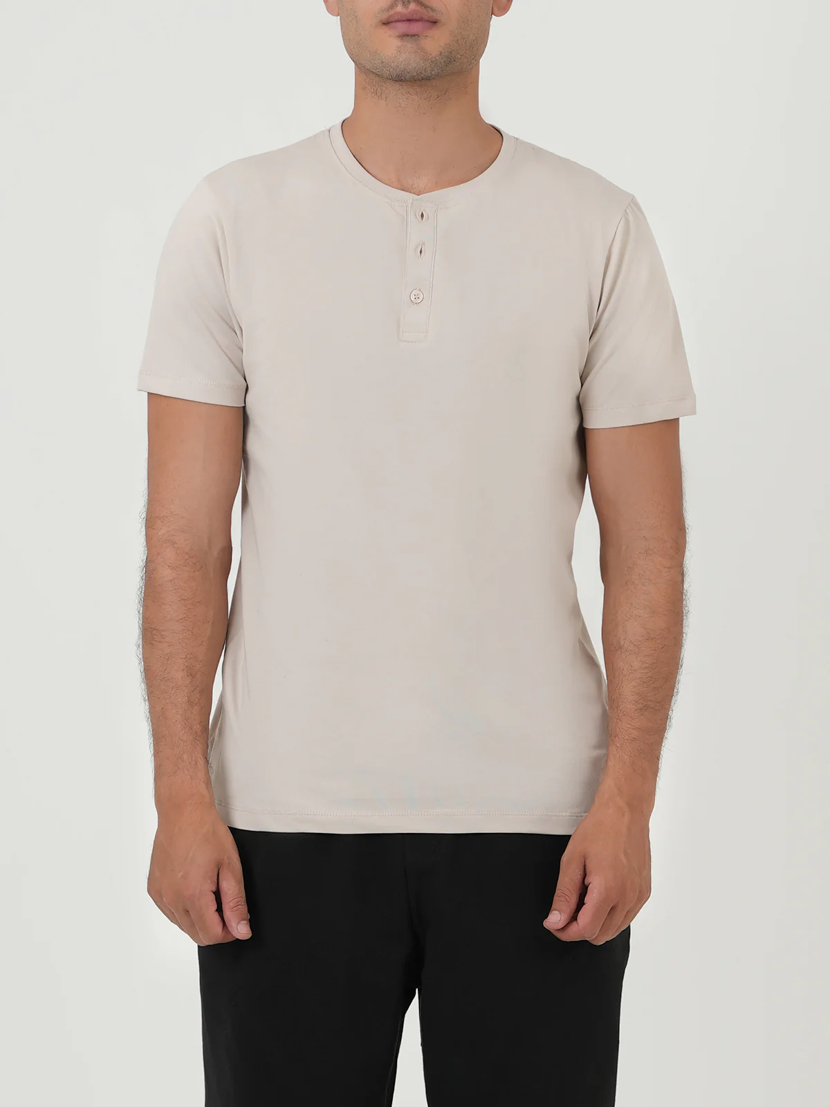 "VALERIE" Casual Henley T-Shirt