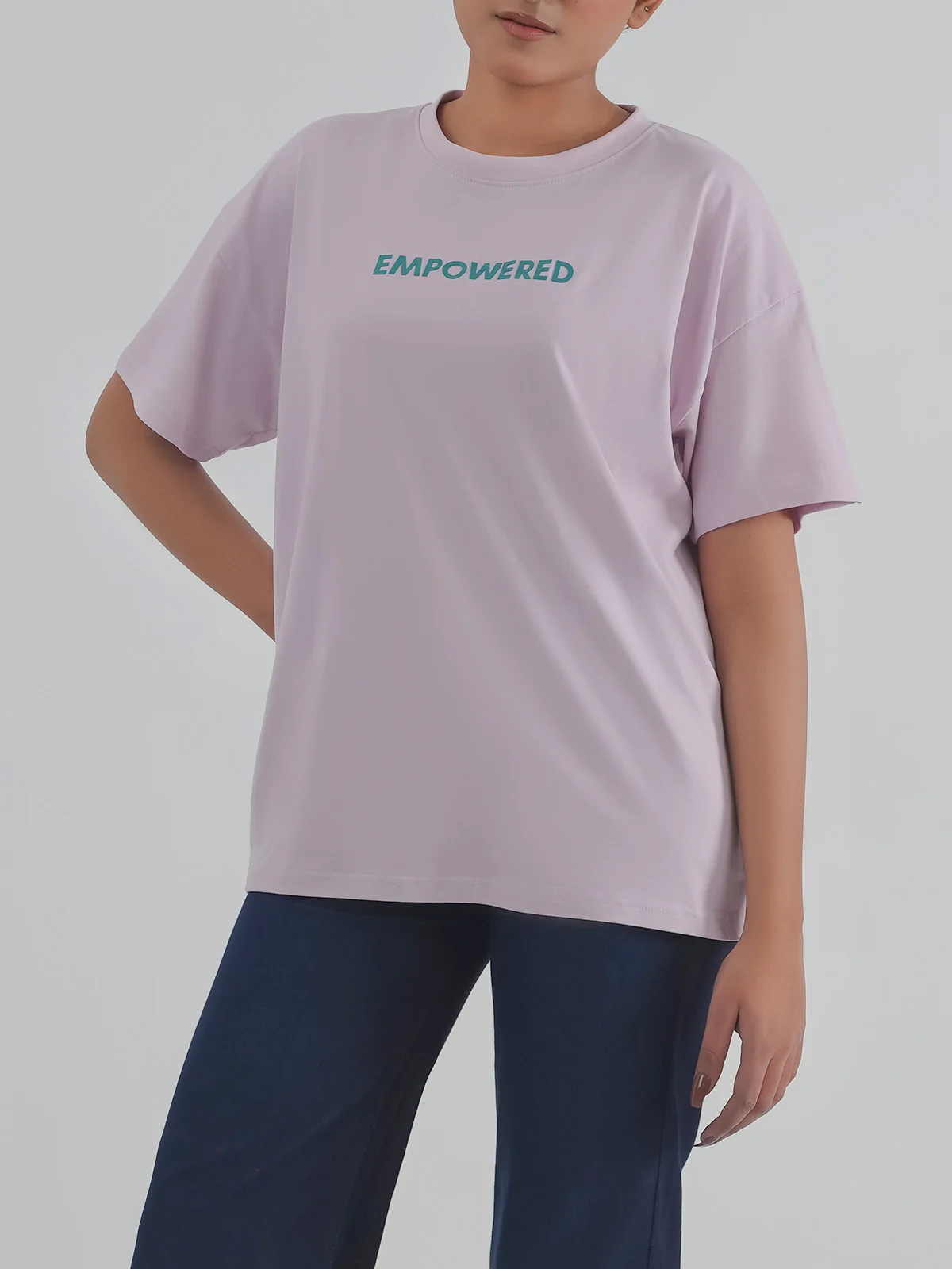 "VENDER" Graphic Drop Shoulder T-Shirt