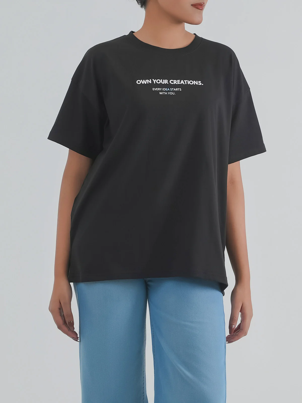 "VENDER" Graphic Drop Shoulder T-Shirt - Image 2