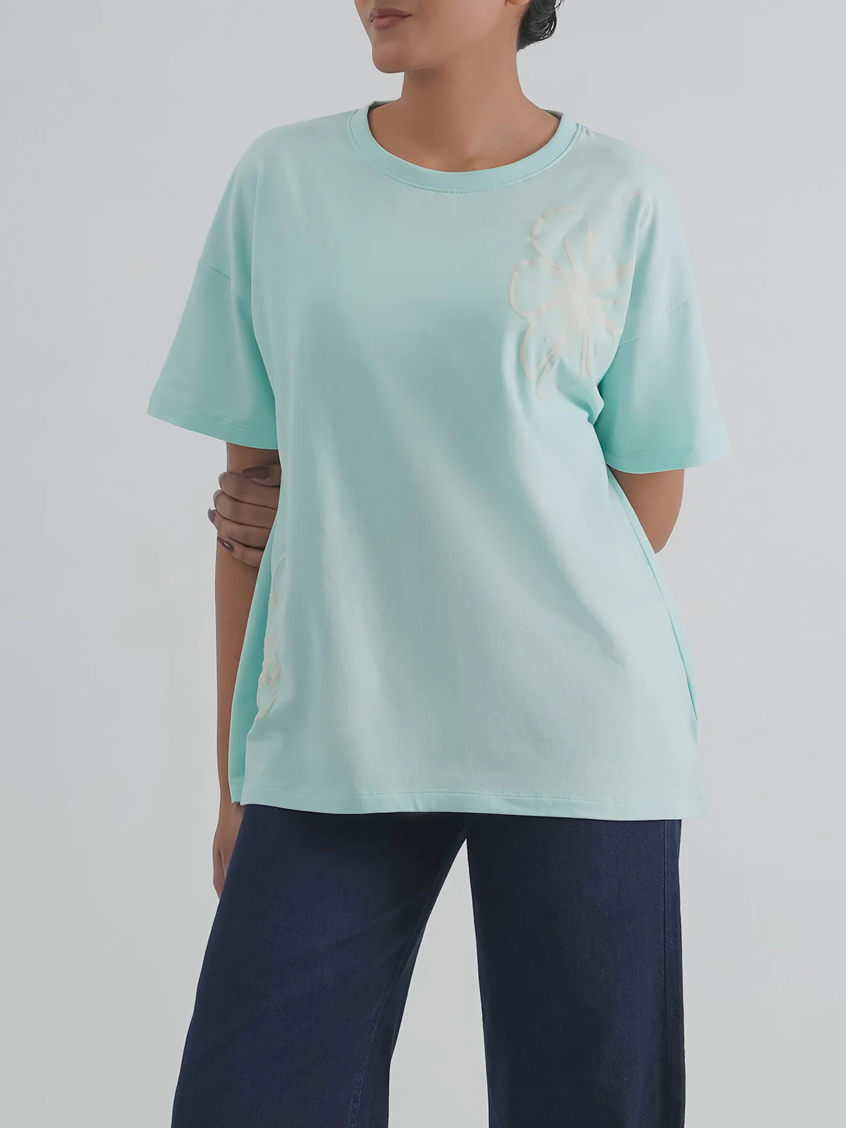 "VENDER" Graphic Drop Shoulder T-Shirt - Image 2