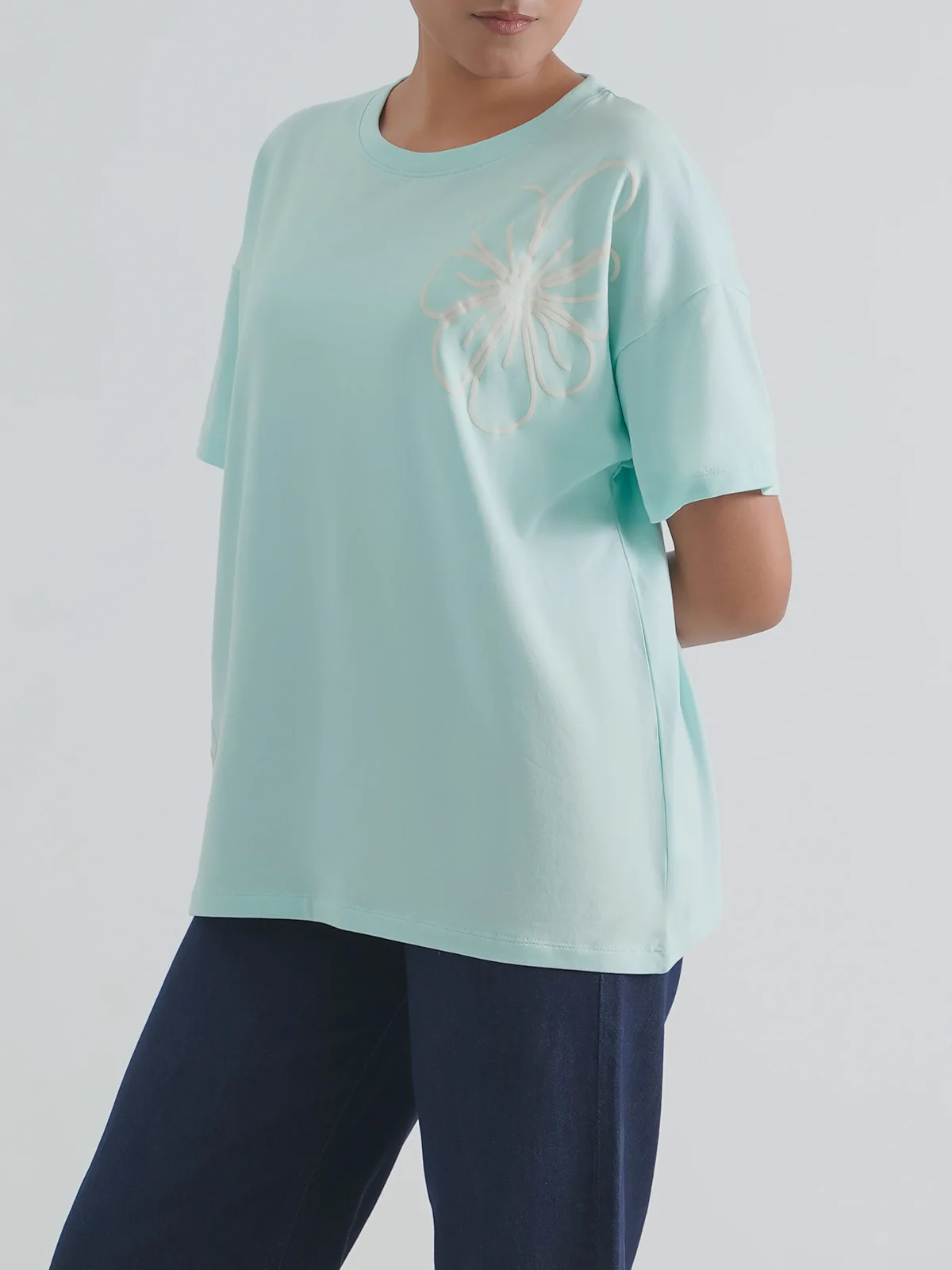 "VENDER" Graphic Drop Shoulder T-Shirt - Image 4