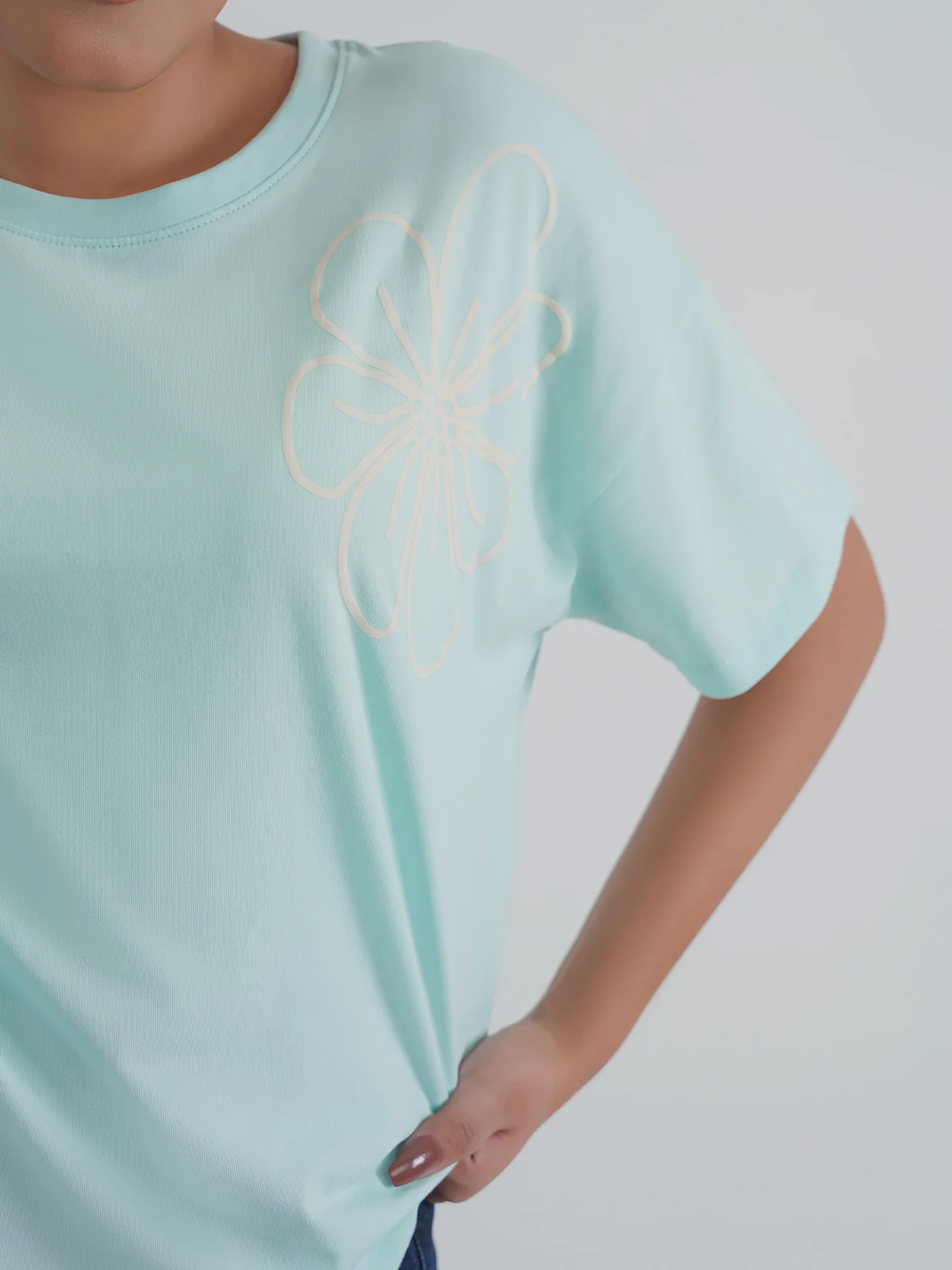 "VENDER" Graphic Drop Shoulder T-Shirt - Image 5
