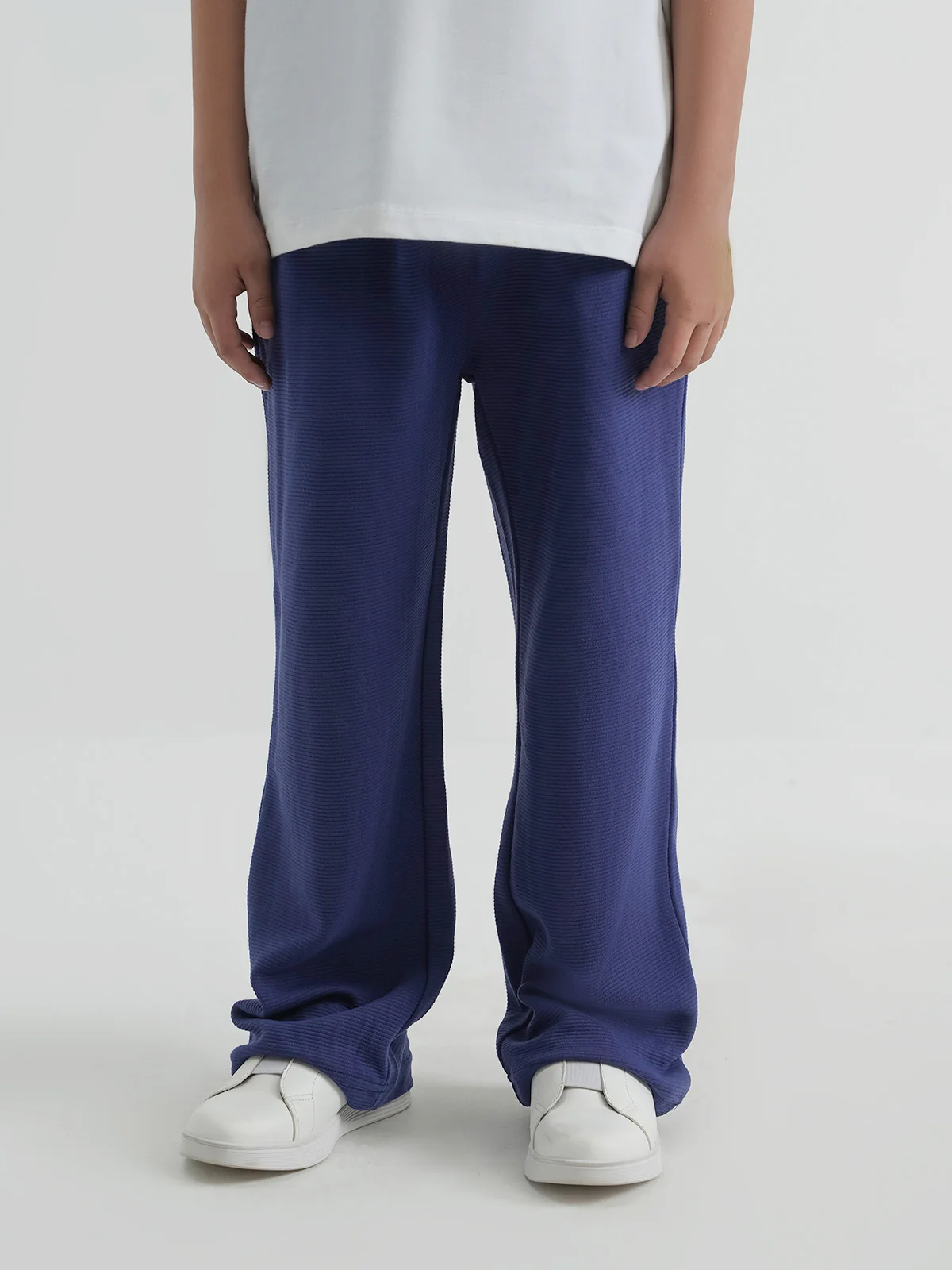 "VERA" Basic Regular Fit Jacquard Trouser