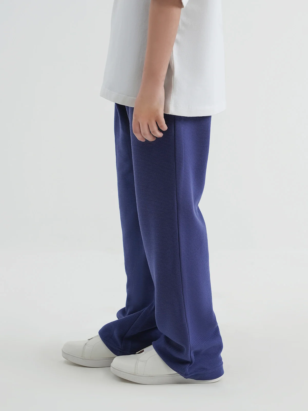 "VERA" Basic Regular Fit Jacquard Trouser - Image 2